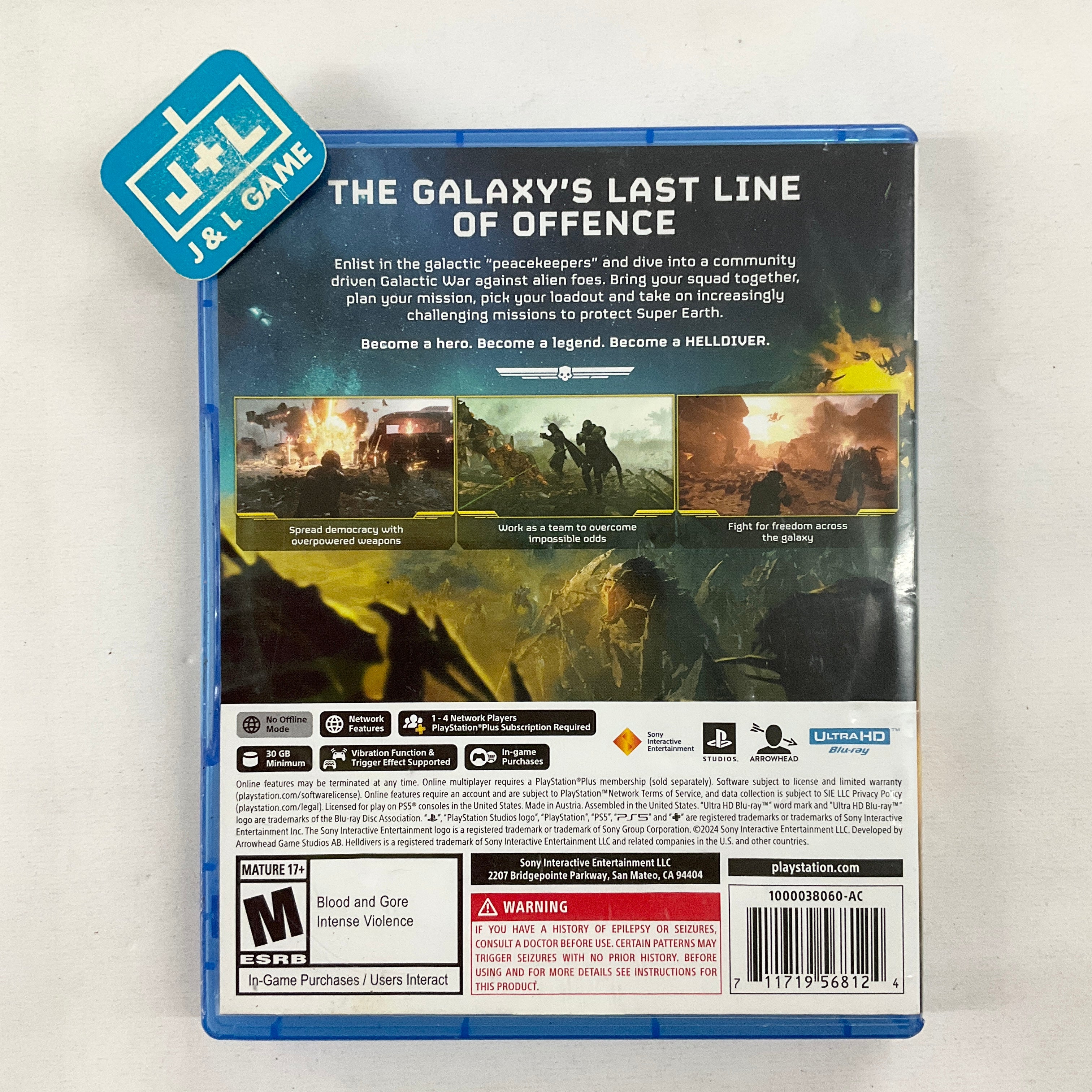 Helldivers II - (PS5) PlayStation 5 [Pre-Owned] Video Games Playstation   
