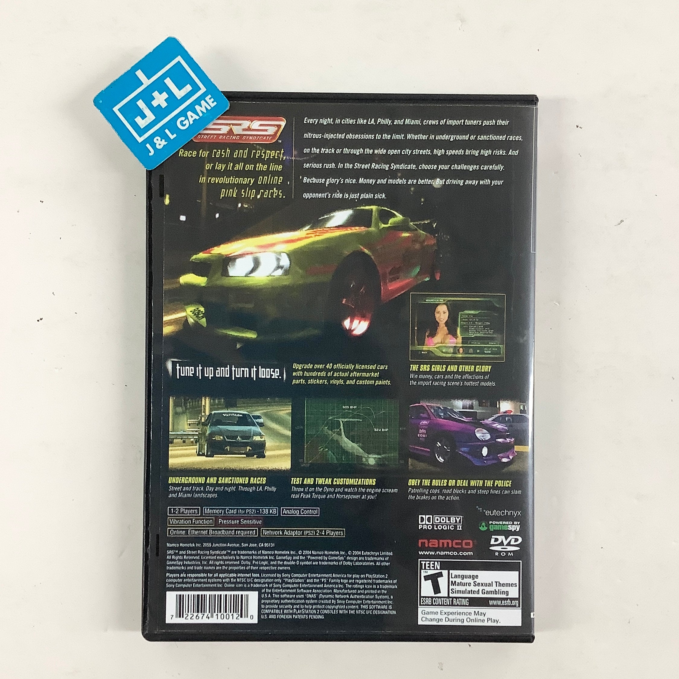 Street Racing Syndicate - (PS2) PlayStation 2 [Pre-Owned] Video Games Namco