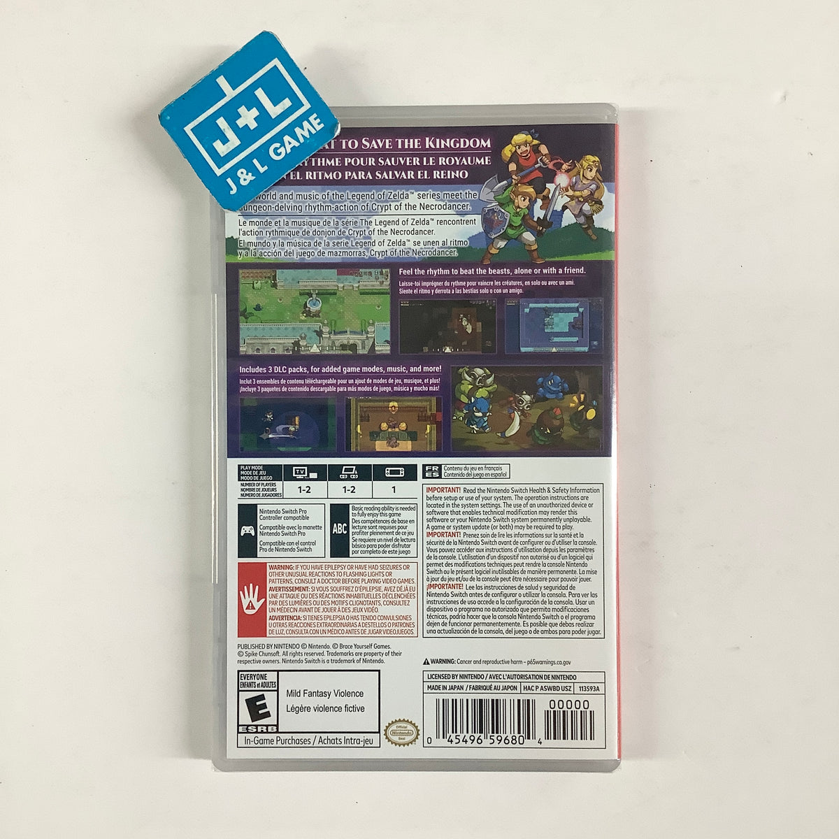 Cadence of Hyrule: Crypt of The NecroDancer Featuring The Legend of Zelda - (NSW) Nintendo Switch Video Games Nintendo