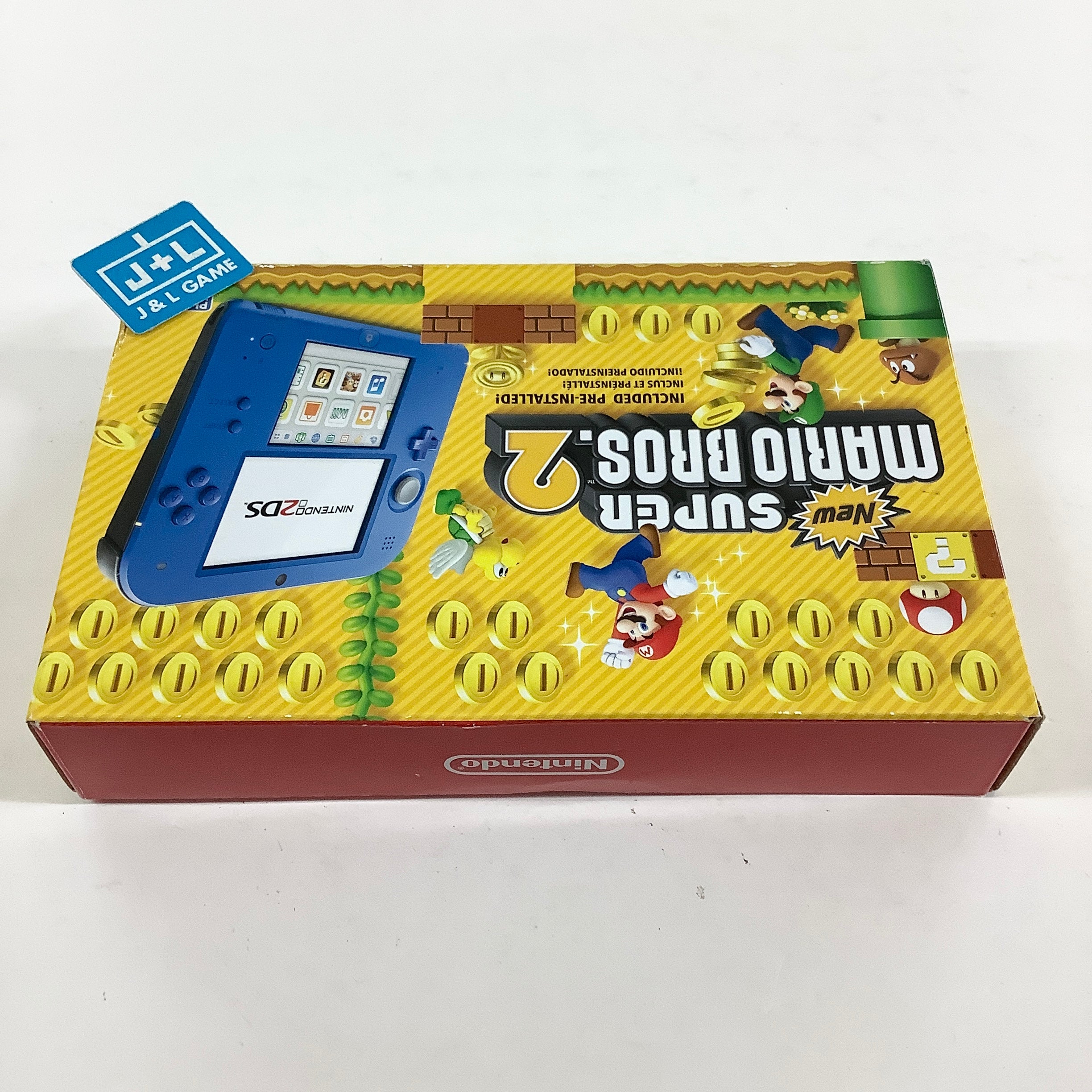 Nintendo 2DS Console - (Electric Blue) 2 with New Super Mario Bros Nintendo 2DS Console - (Electric Blue) 2 with New Super Mario Bros