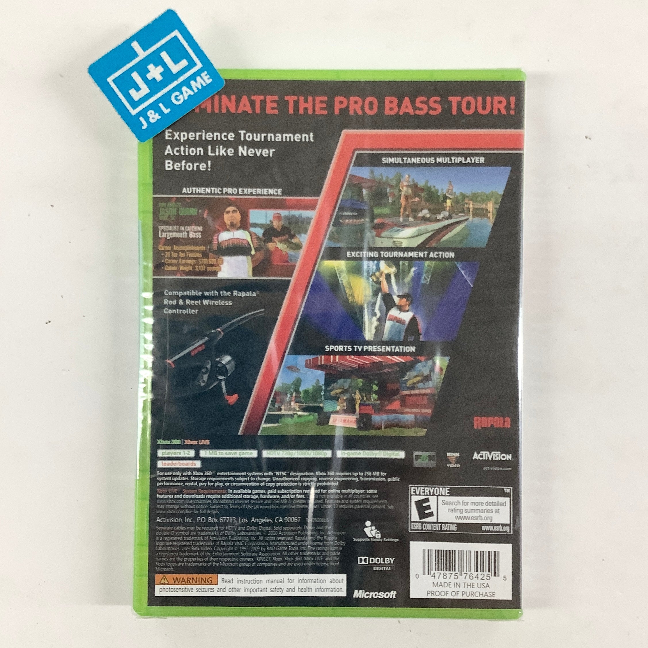 Rapala Pro Bass Fishing 2010 - Xbox 360*** Video Games Activision