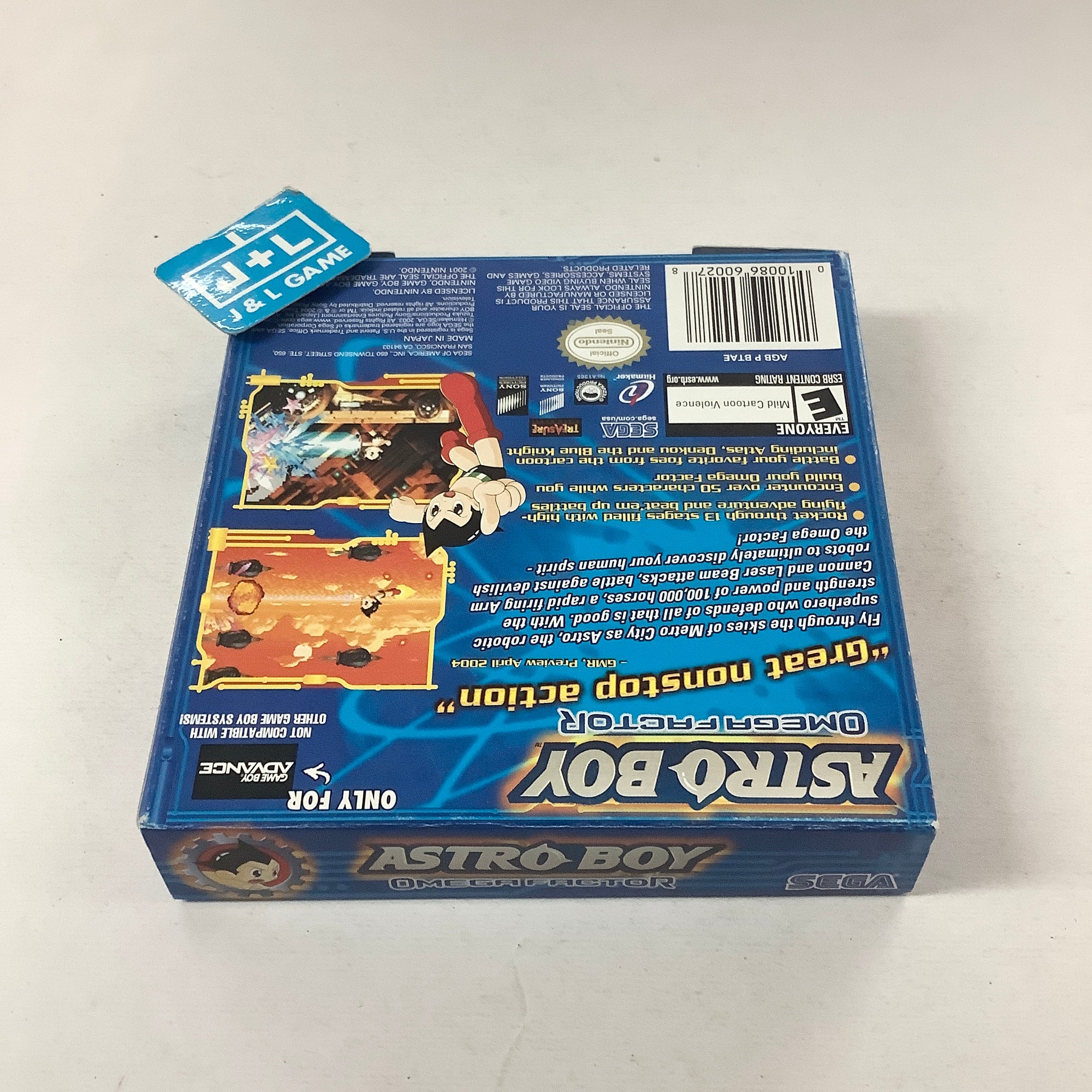 【新品未開封】アストロボーイ:オメガファクター [海外版GBA] Astro Boy: Omega Factor (Nintendo Game Boy Advance, 2004) for sale
