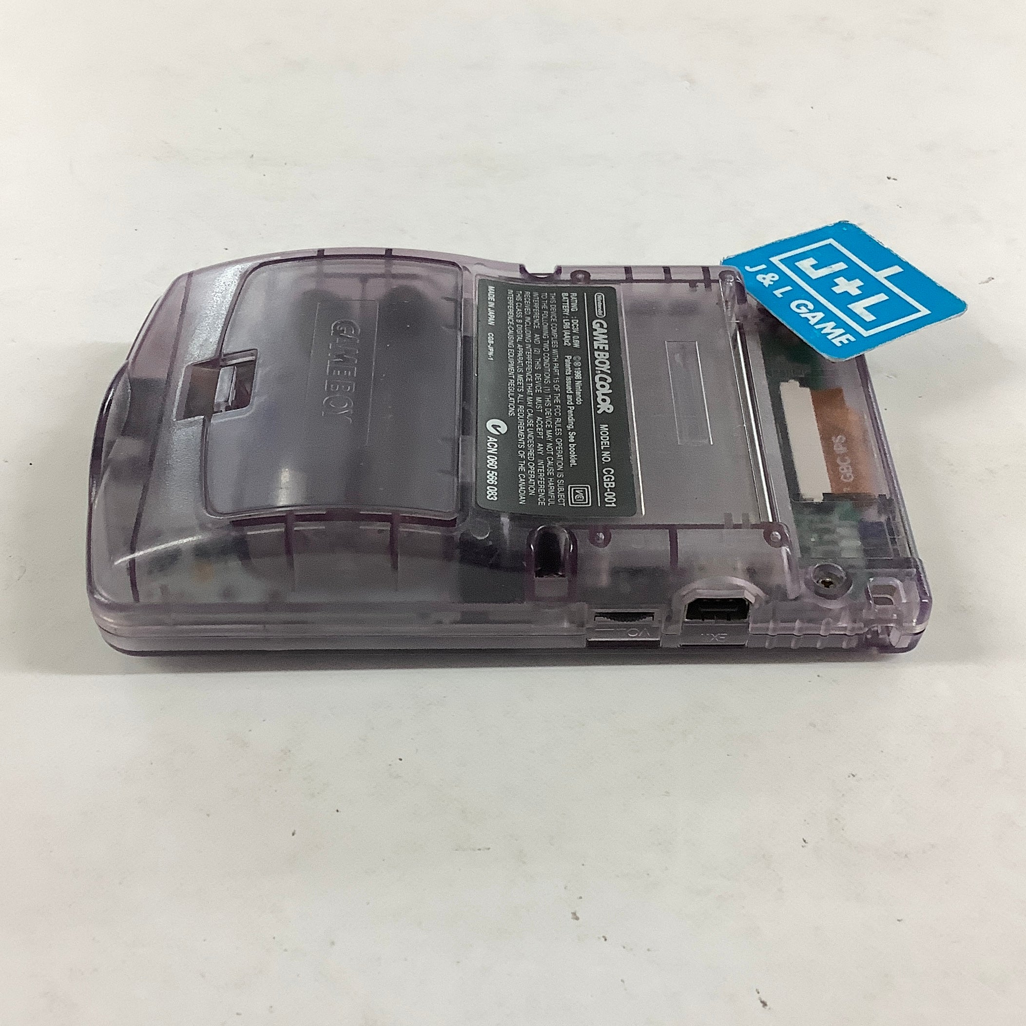 Nintendo Game Boy Color Console (Atomic Purple With Backlight) - (GBC) Game Boy Color [Pre-Owned] Consoles Nintendo