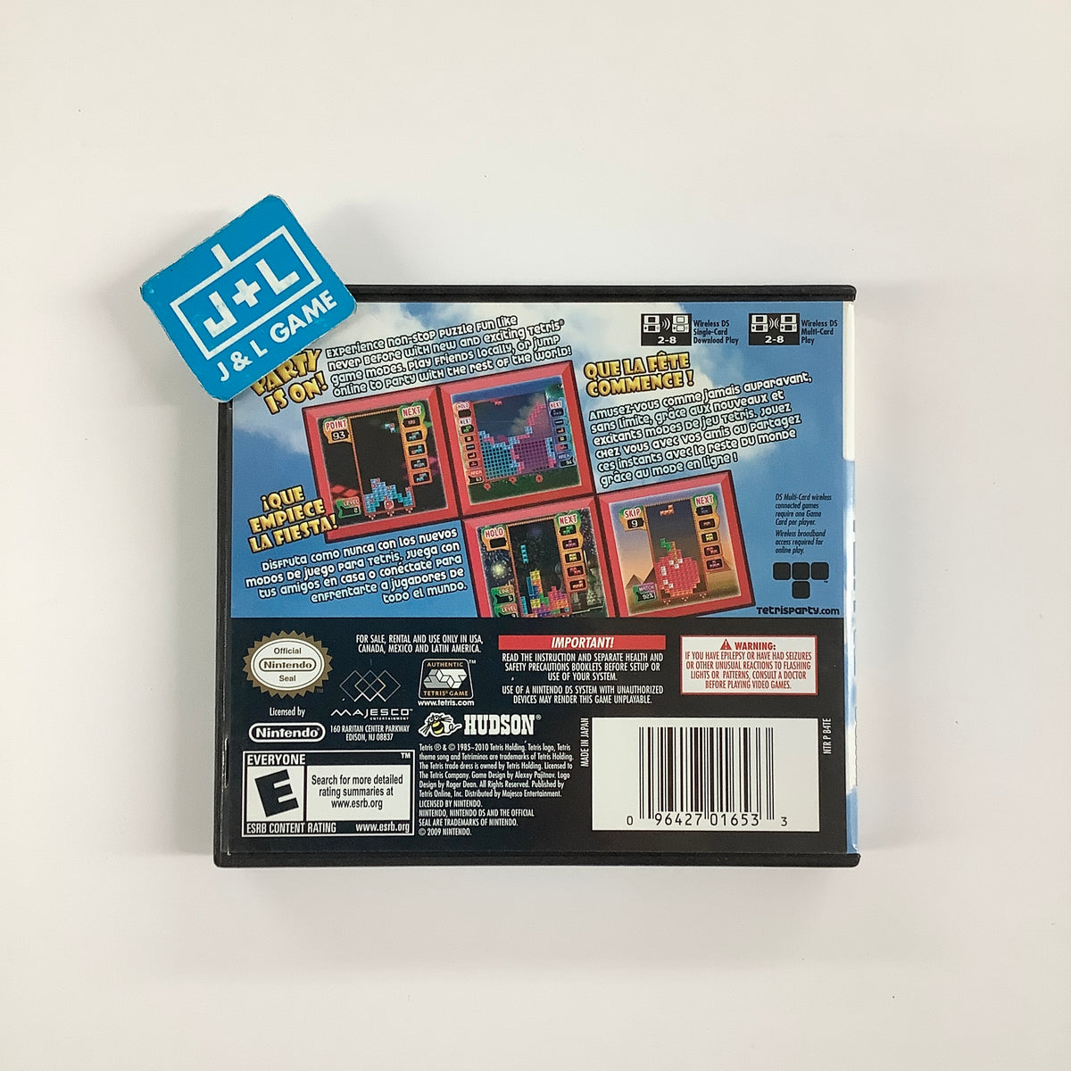 Tetris Party Deluxe - (NDS) Nintendo DS [Pre-Owned] Video Games Majesco