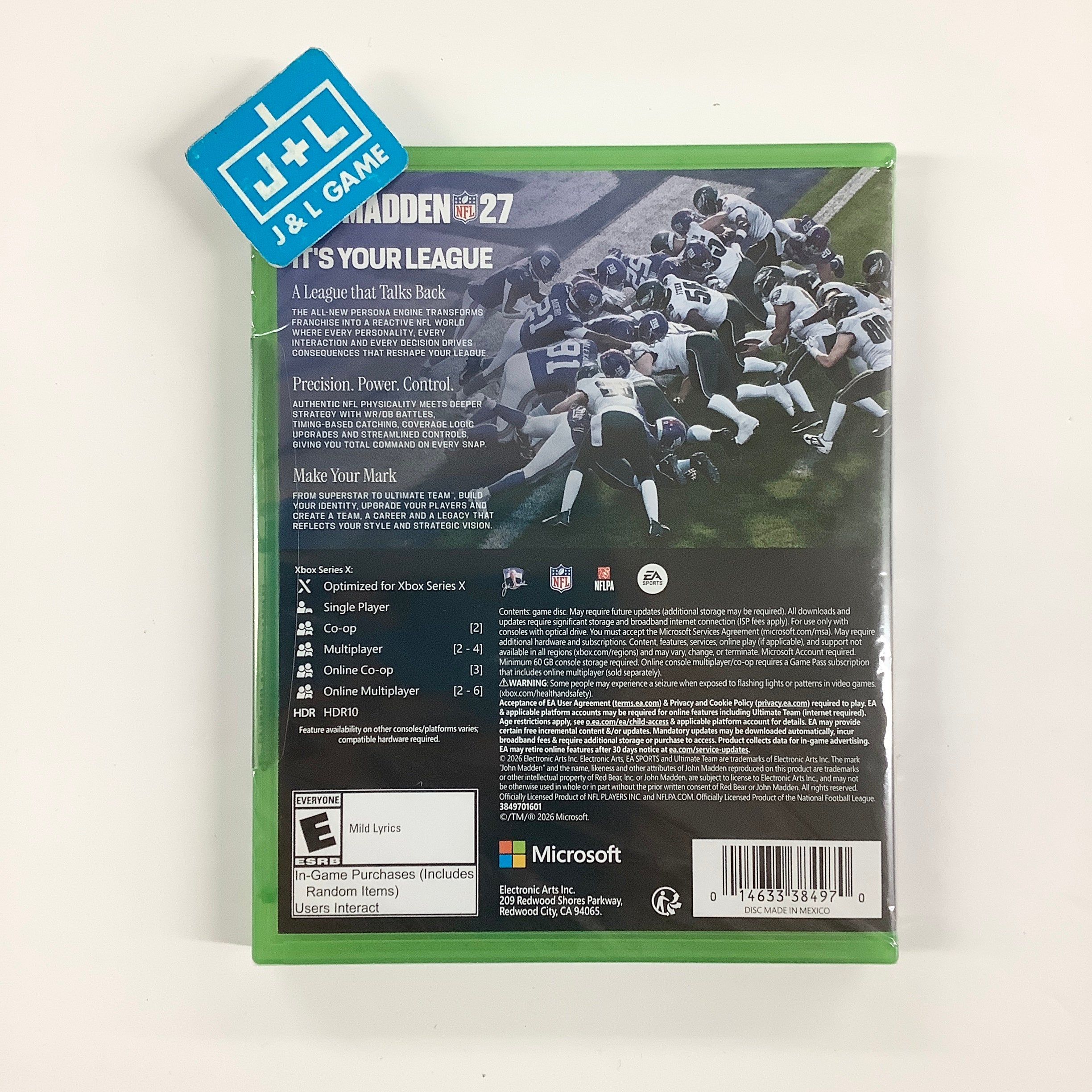 Madden NFL 27 - (XSX) Xbox Series X Video Games Electronic Arts
