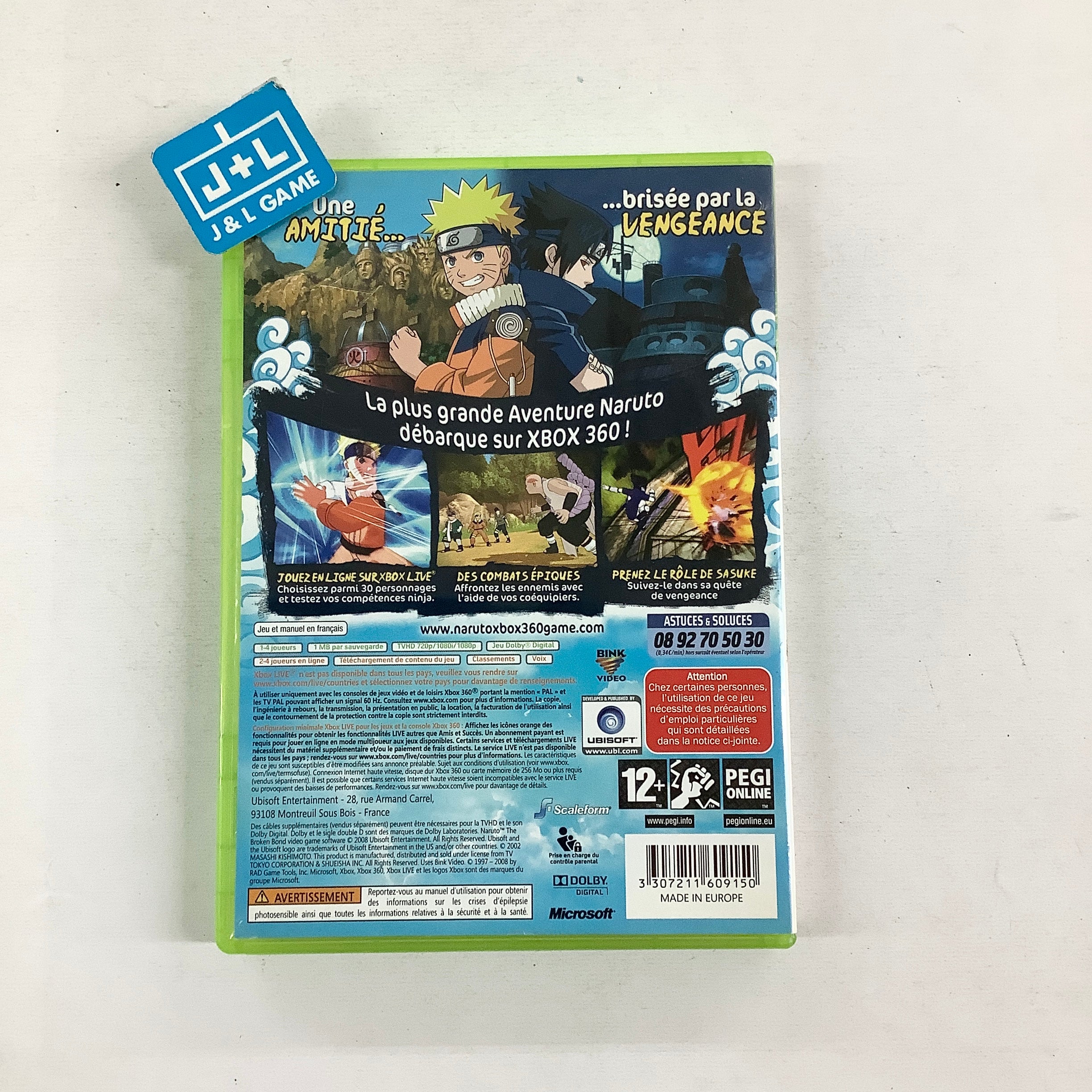 Naruto: The Broken Bond - Xbox 360 [Pre-Owned] (European Import) Video Games Ubisoft