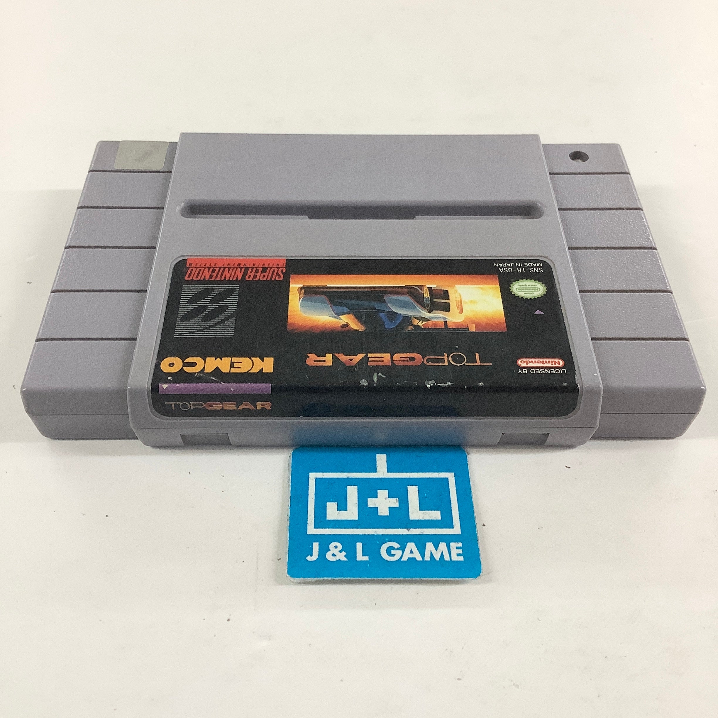 Top Gear - (SNES) Super Nintendo [Pre-Owned] Video Games Kemco