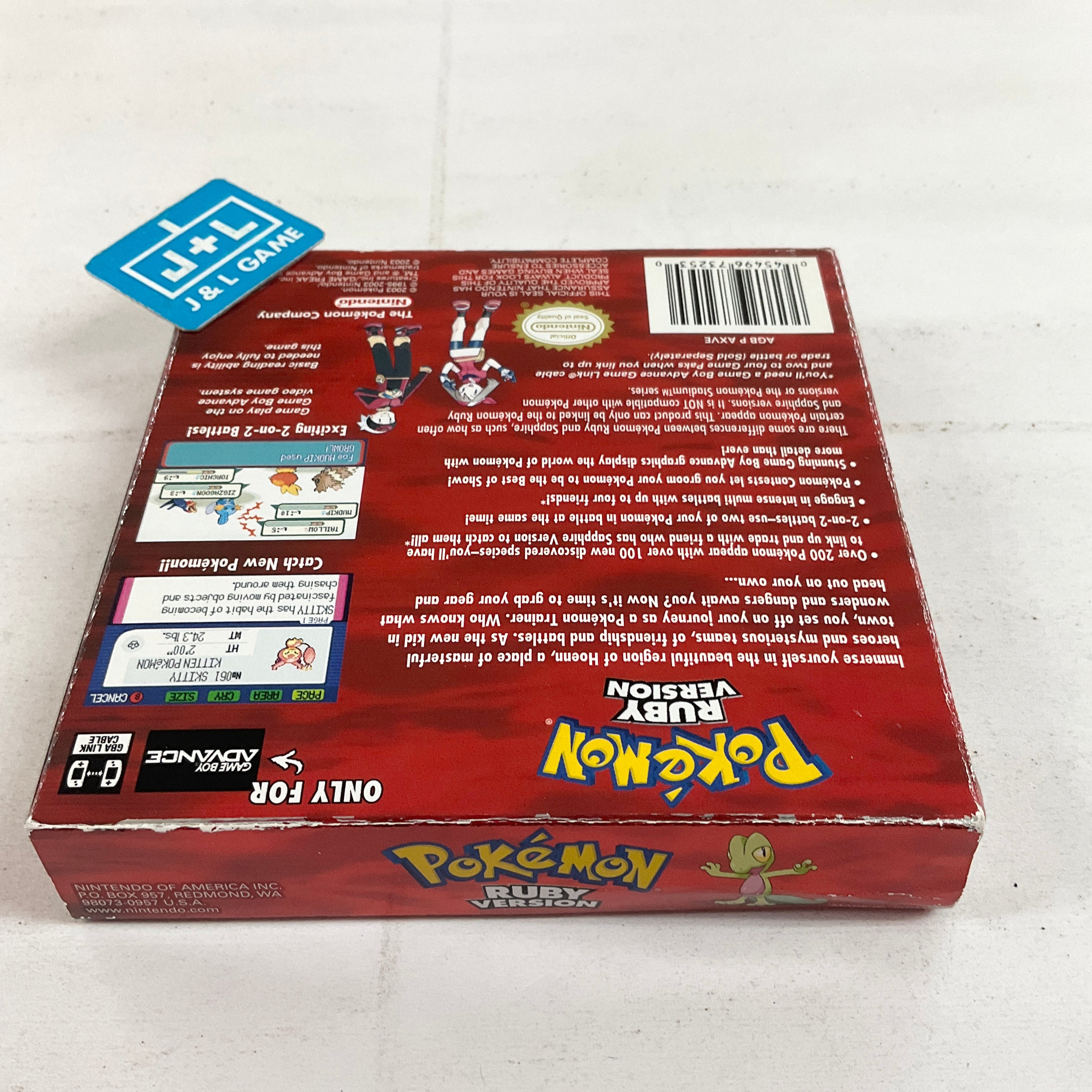 Pokemon Ruby Version - (GBA) Game Boy Advance [Pre-Owned] Video Games Nintendo