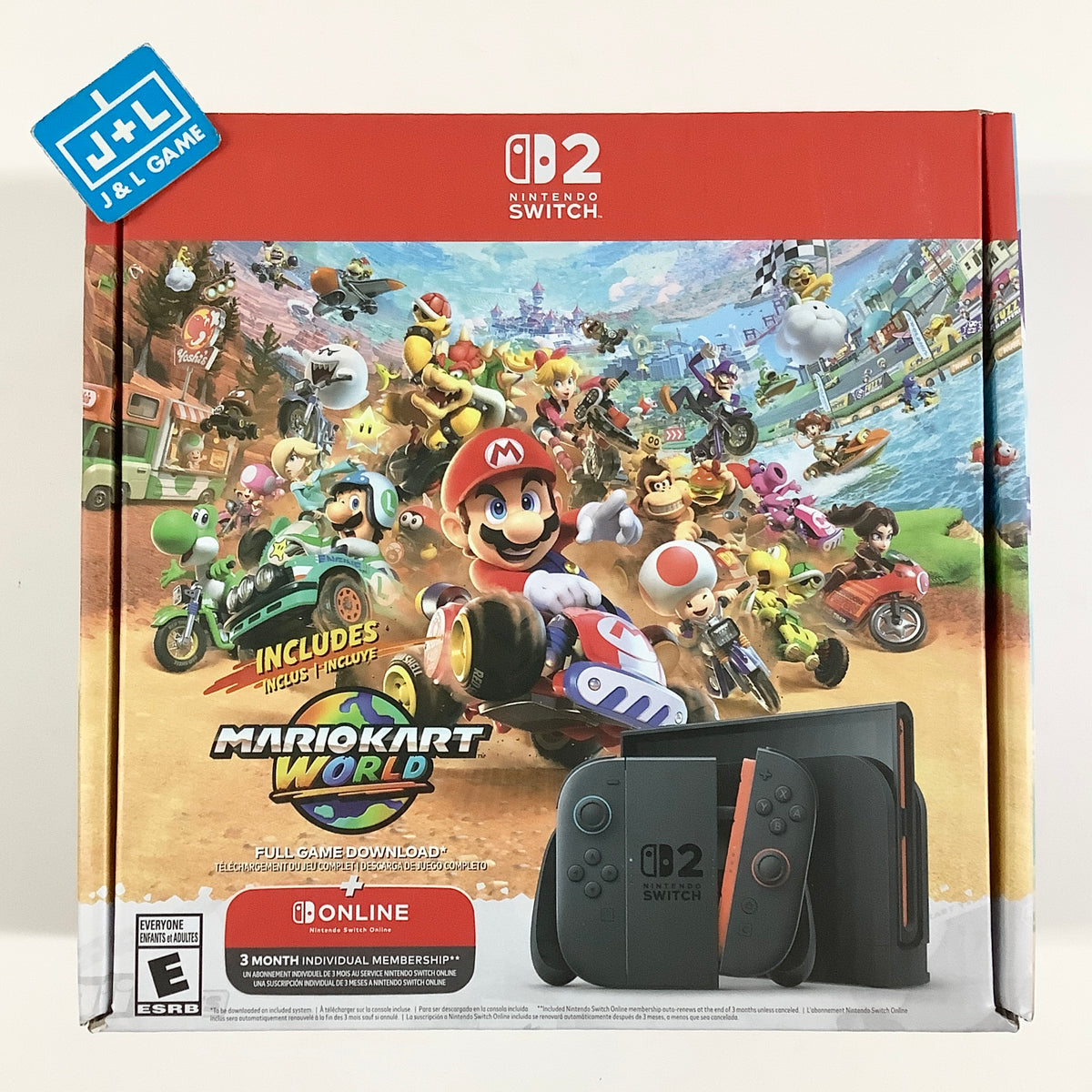 Nintendo Switch 2 + Mario Kart World Bundle (includes 3-month NSO Individual Membership 2027) - (NS2) Nintendo Switch 2 VIDEO_GAME_CONSOLE Nintendo