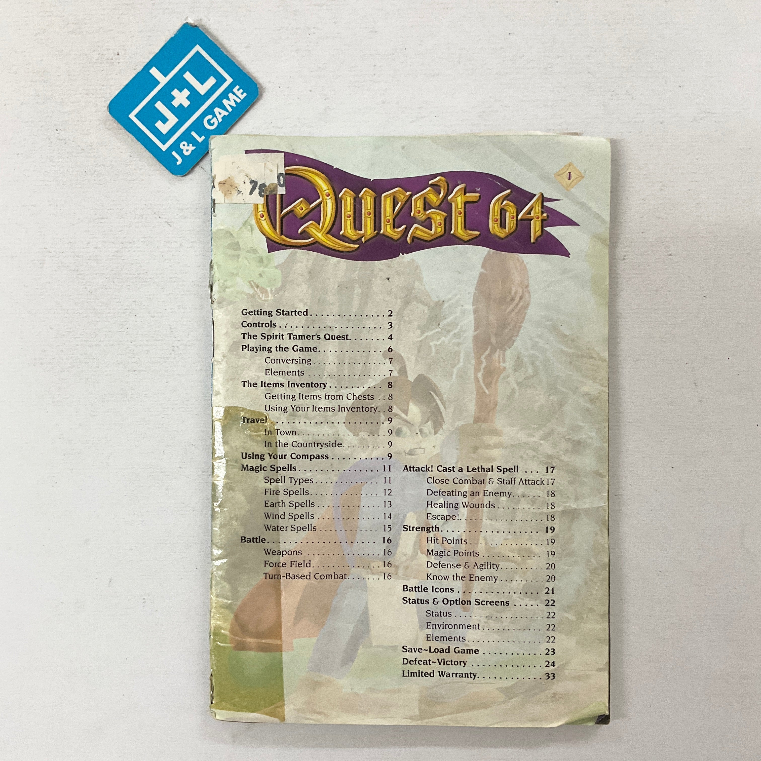 Quest 64 - (N64) Nintendo 64 [Pre-Owned] Video Games THQ