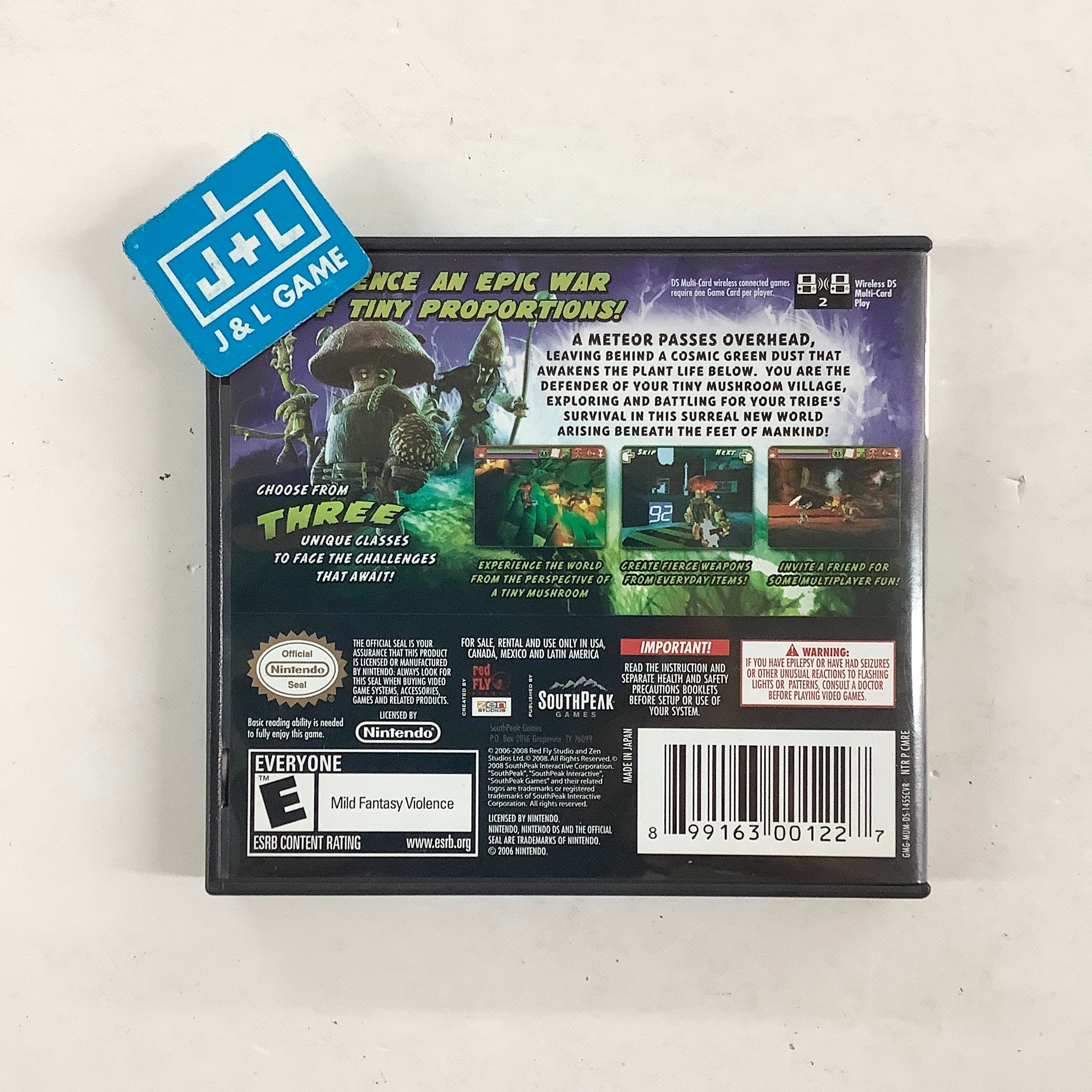 Mushroom Men: Rise of the Fungi - (NDS) Nintendo DS [Pre-Owned] Video Games Gamecock Media Group