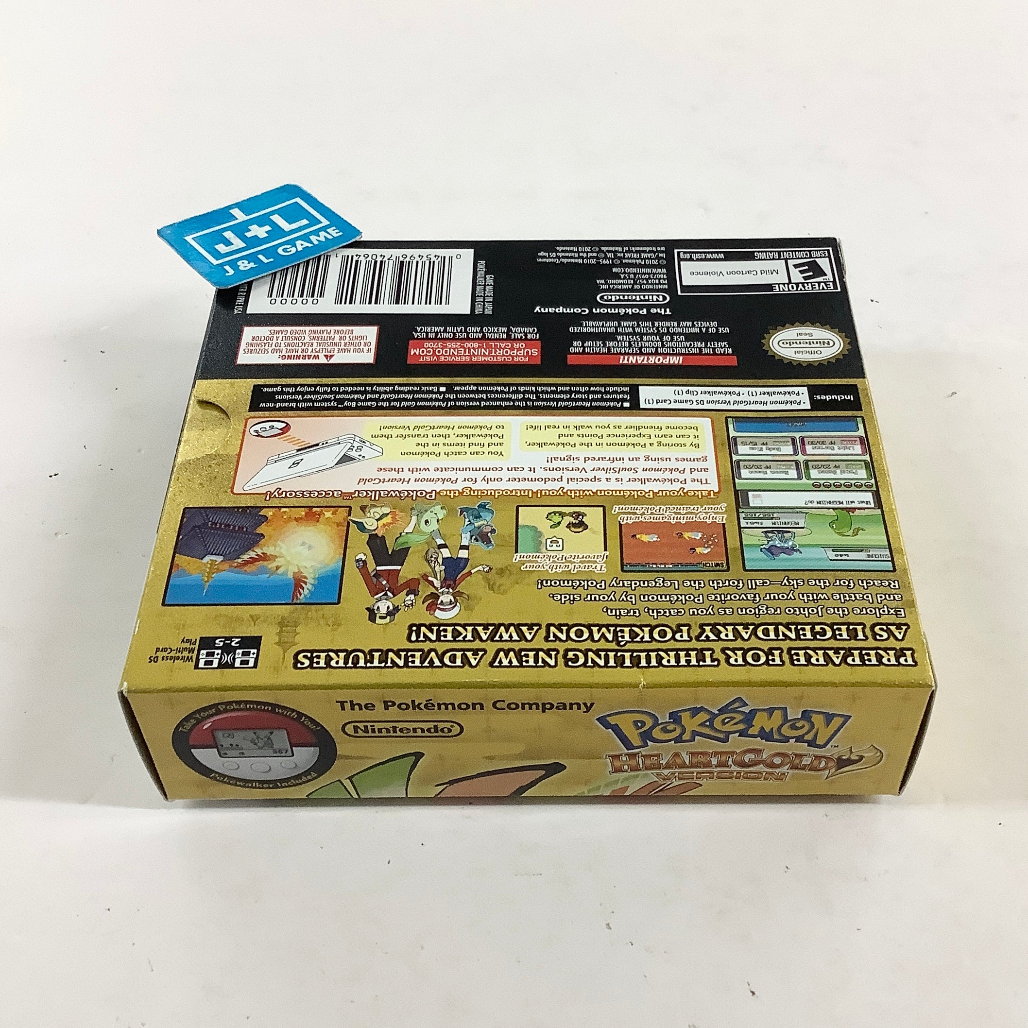 Pokemon HeartGold Version (w/ Pokewalker) - (NDS) Nintendo DS [Pre-Owned] Video Games Nintendo