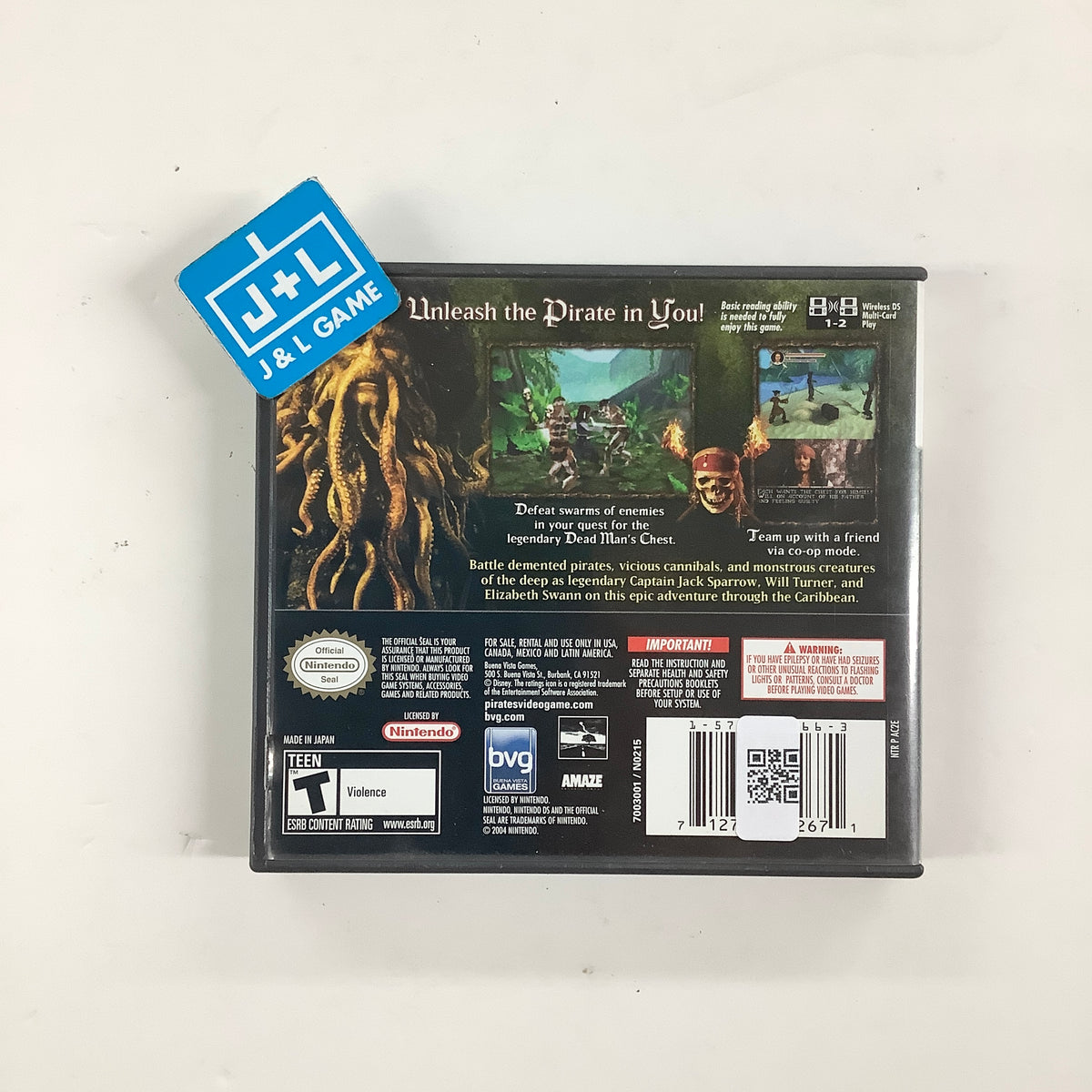 Pirates of the Caribbean: Dead Man's Chest - (NDS) Nintendo DS [Pre-Owned] Video Games Buena Vista Games