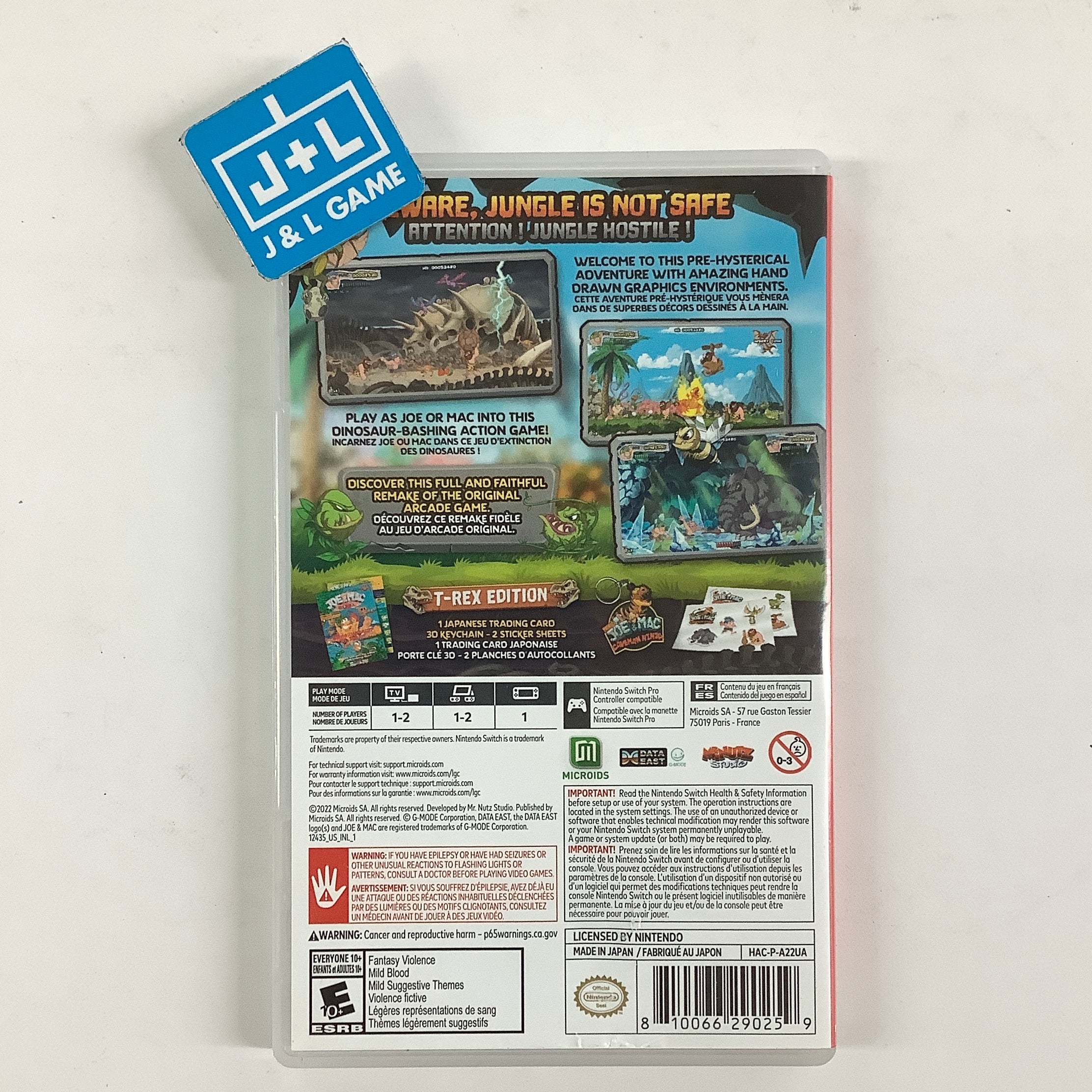 New Joe and Mac: Caveman Ninja (T-Rex Edition) - (NSW) Nintendo Switch Video Games Microids
