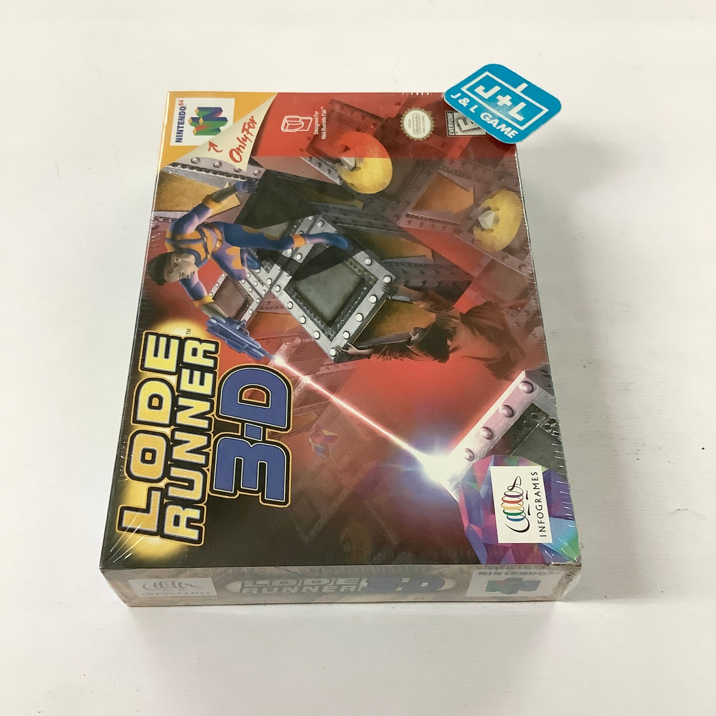 Lode Runner 3-D - (N64) Nintendo 64 Video Games Infogrames   