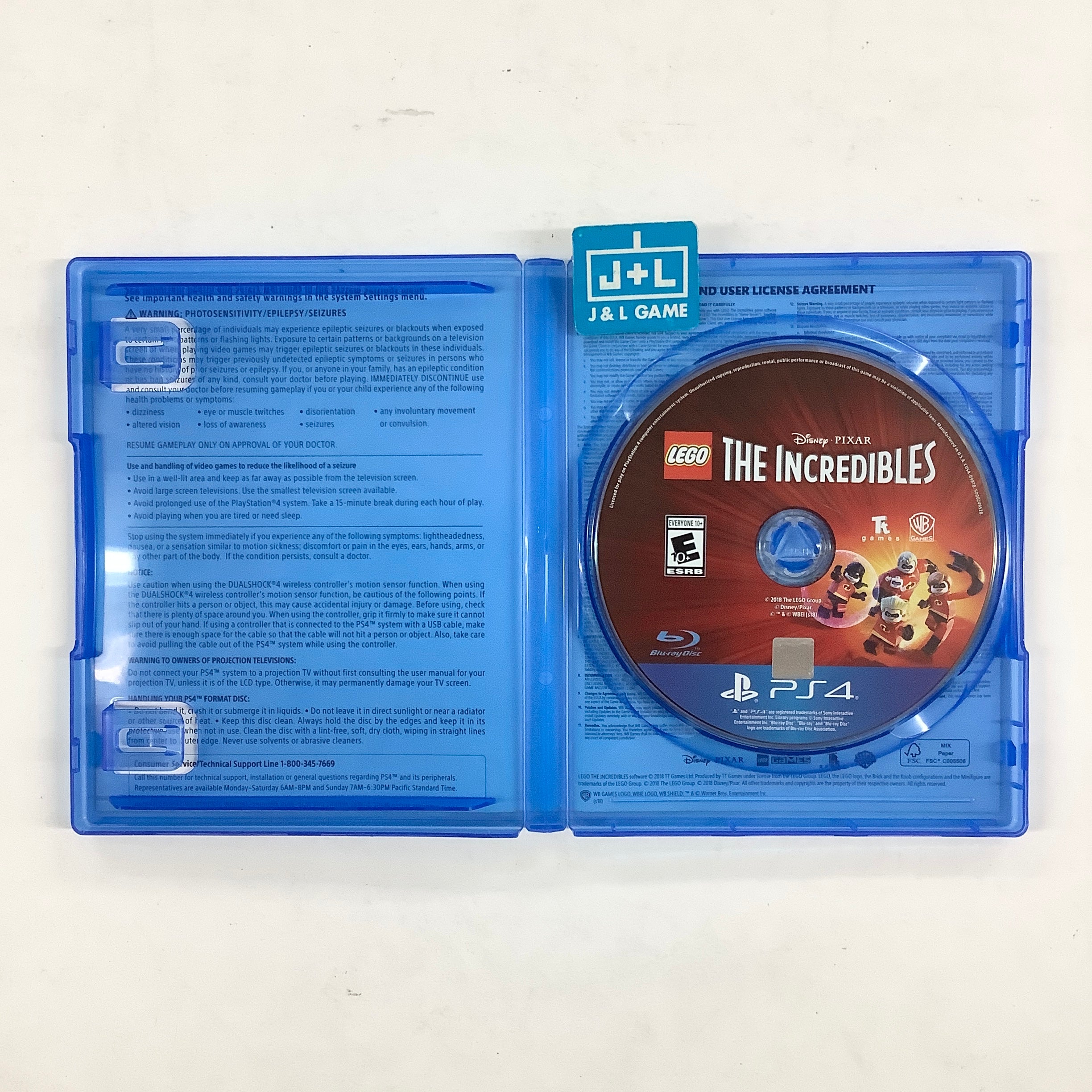 LEGO The Incredibles - (PS4) PlayStation 4 [Pre-Owned] Video Games WB Games