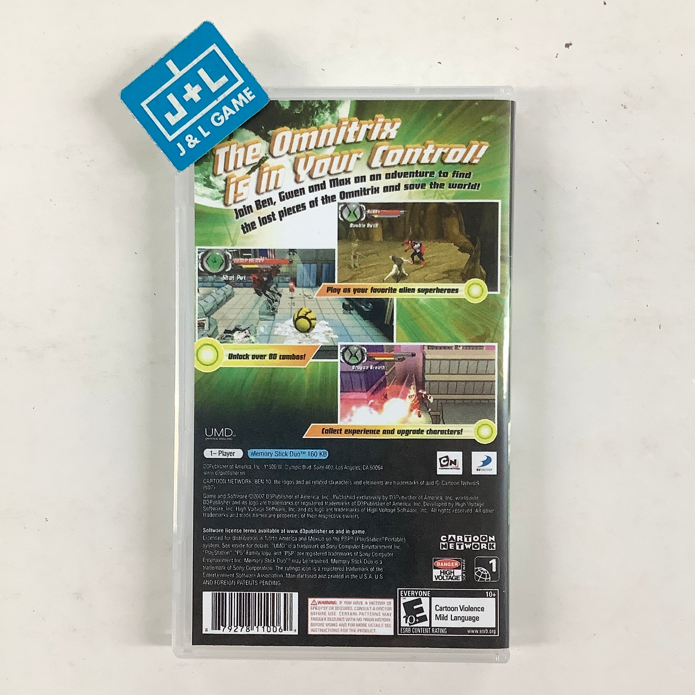 Ben 10: Protector of Earth - Sony PSP [Pre-Owned] Video Games D3Publisher