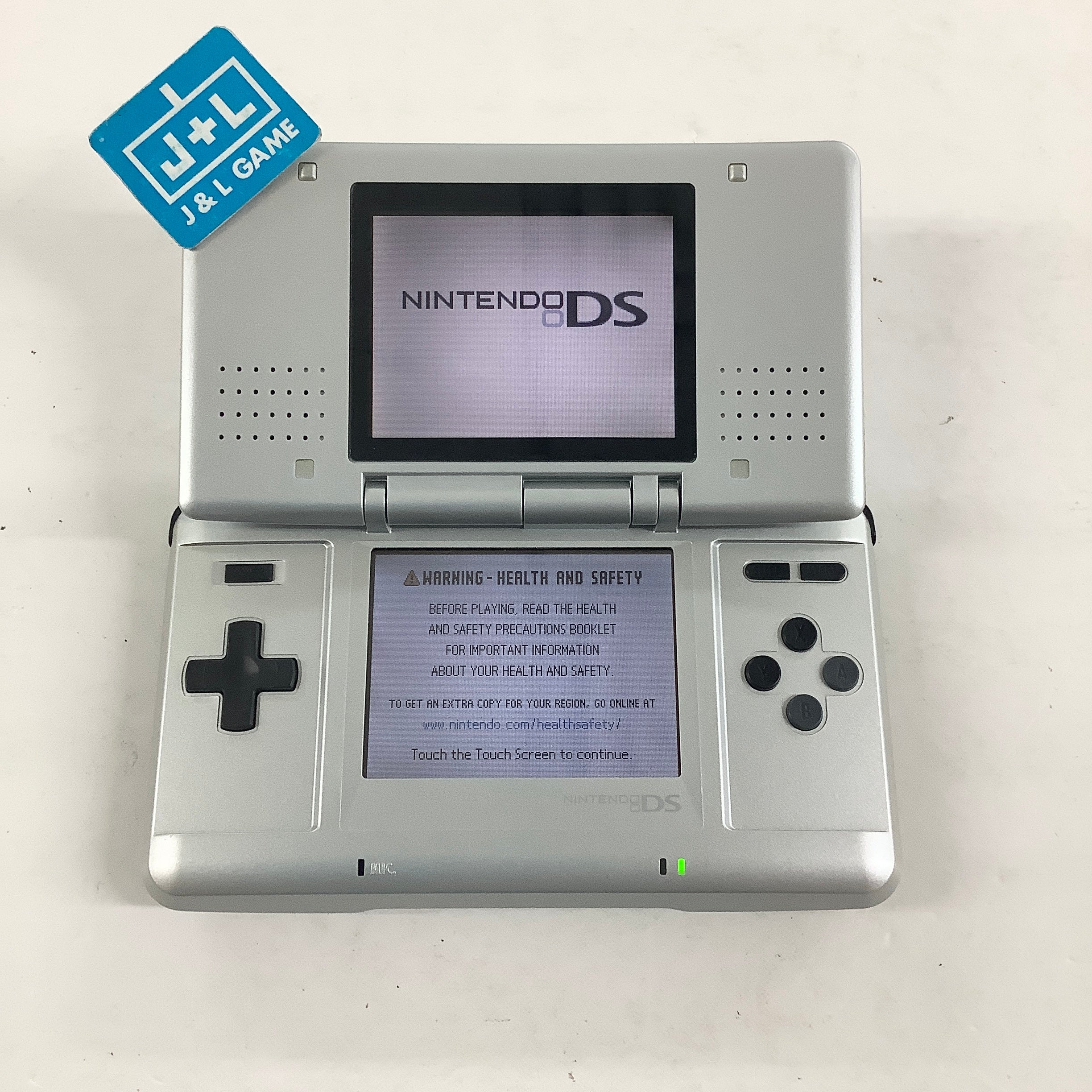 Nintendo DS Console (Platinum Silver with Metroid Prime Hunters Demo) - (NDS) Nintendo DS [Pre-Owned] Consoles Nintendo