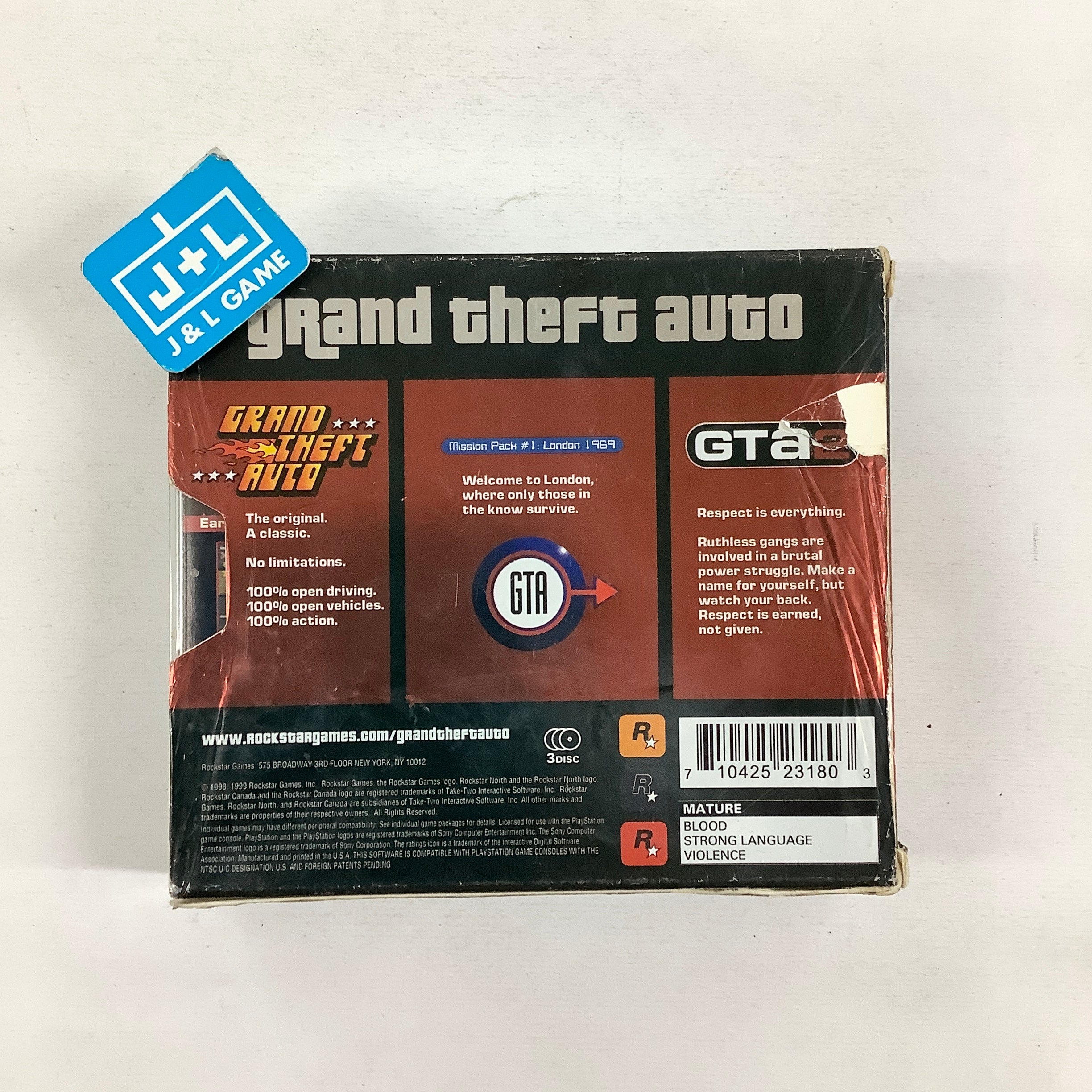 Grand Theft Auto: Collector's Edition - (PS1) PlayStation 1 [Pre-Owned] Rockstar Games