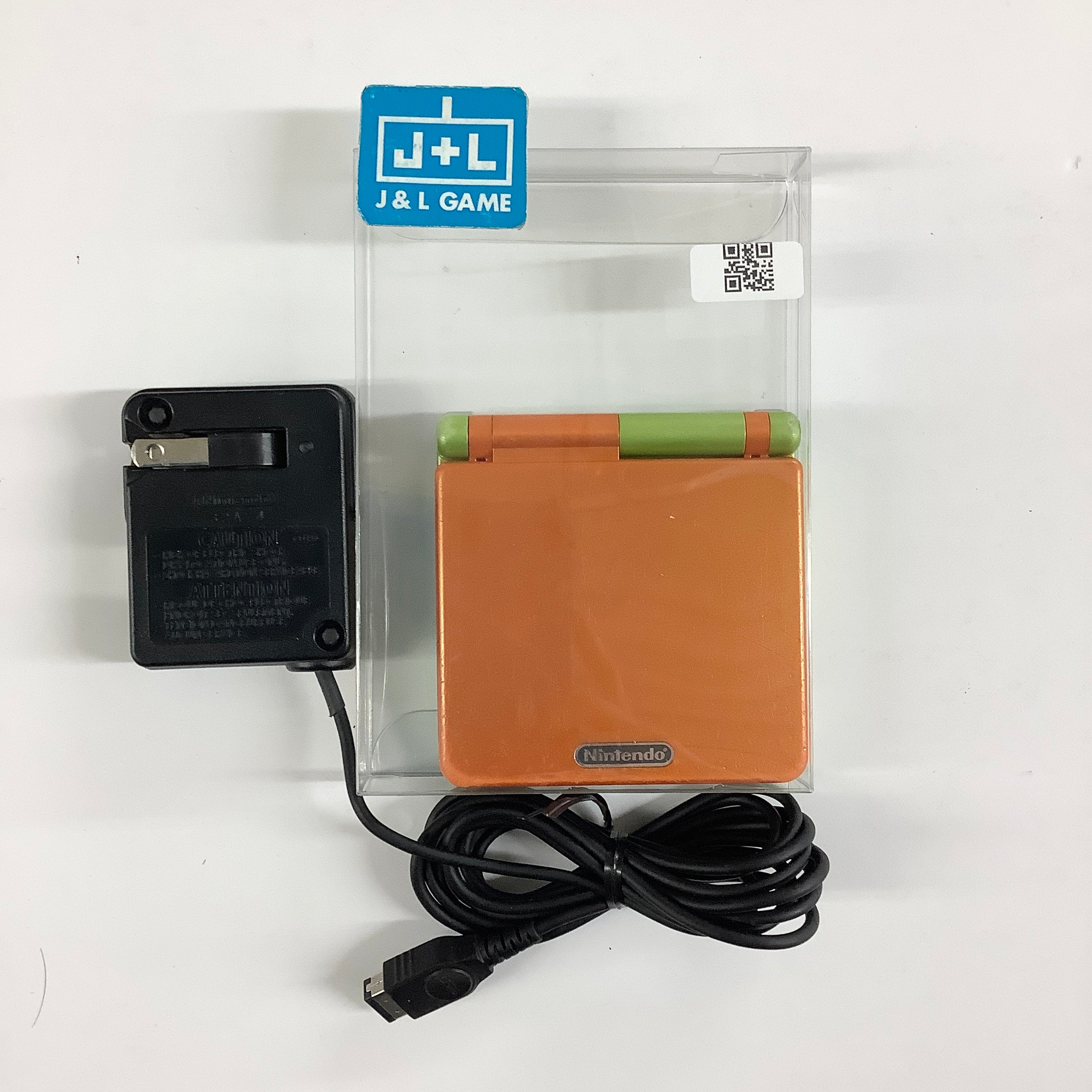 Nintendo Game Boy Advance SP Console AGS-001 (Spice Orange/Lime Green) - (GBA) Game Boy Advance SP [Pre-Owned]