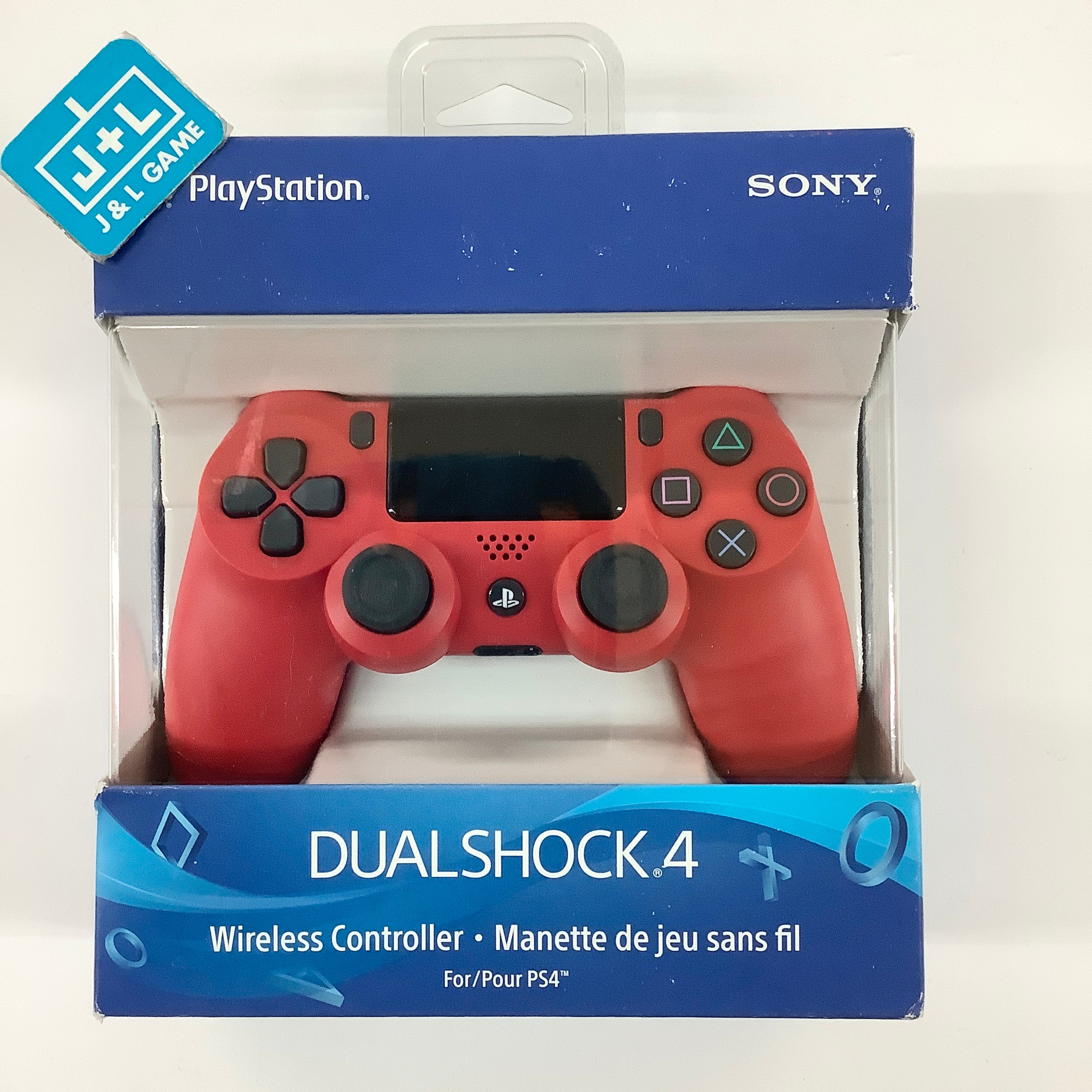 Sony DualShock 4 Wireless Controller (Magma Red) - (PS4) PlayStation 4 (Canada Version) Accessories Sony