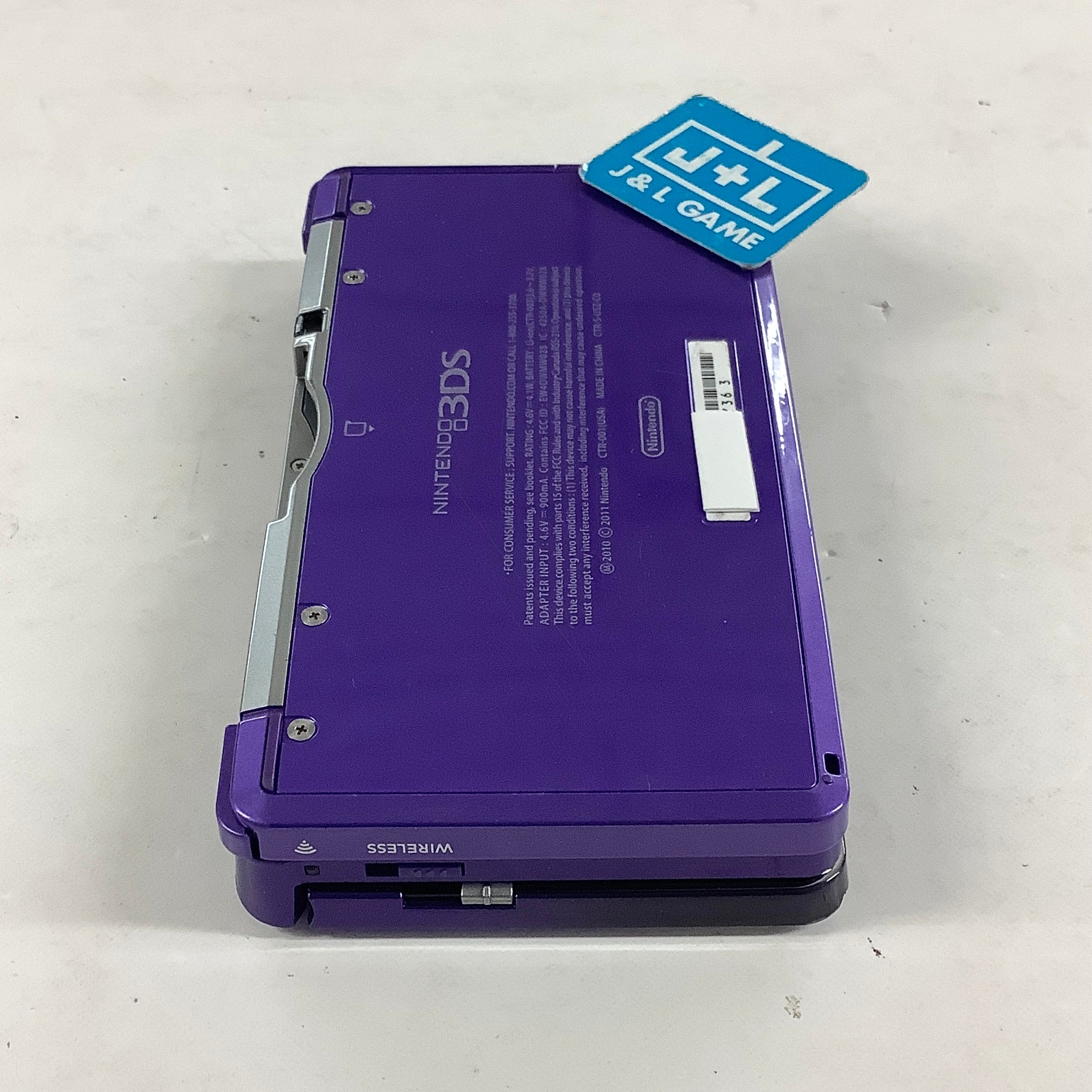 Nintendo 3DS Console (Midnight Purple) - Nintendo 3DS [Pre-Owned] Consoles Nintendo