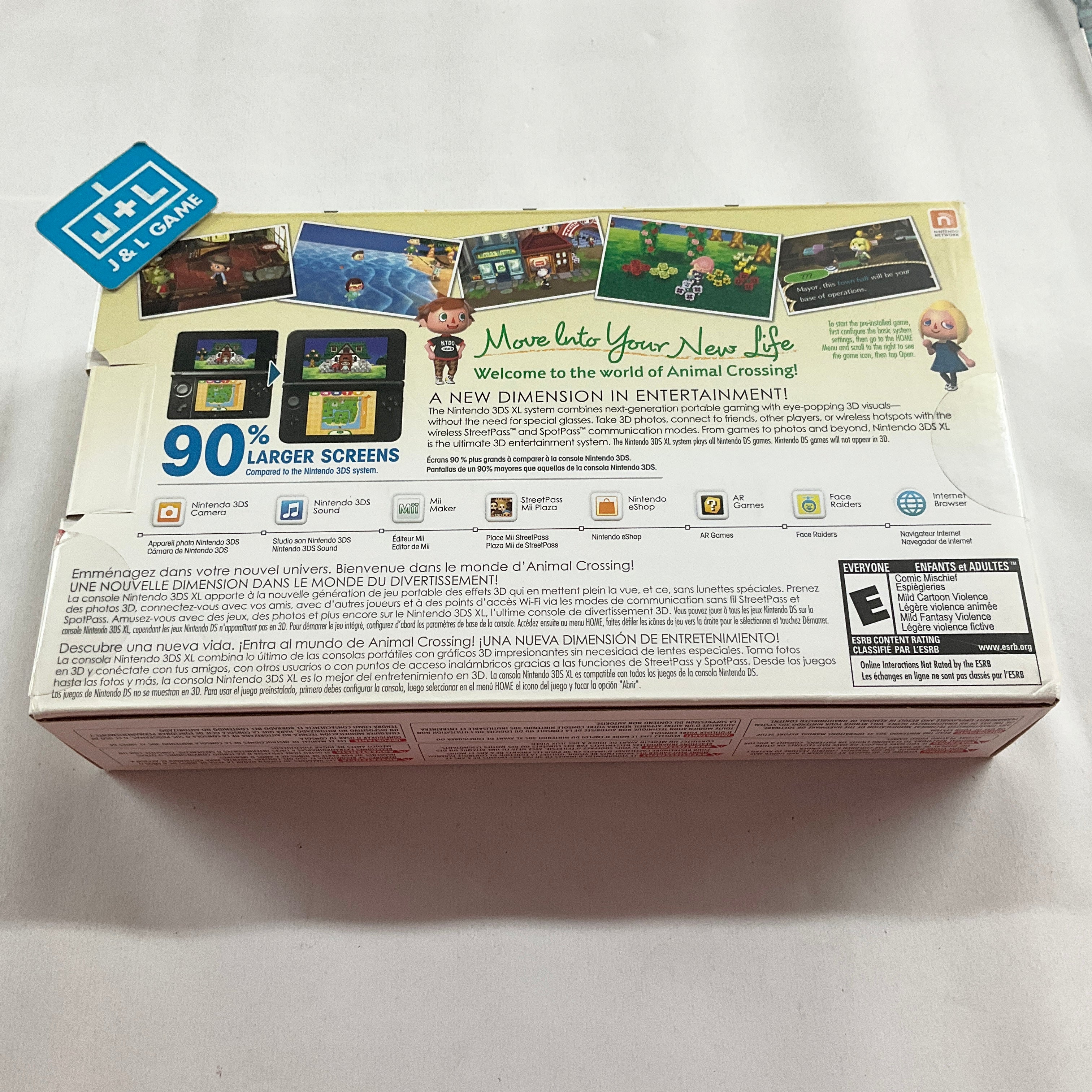 Nintendo 3DS XL Console (Animal Crossing Game Pre-Installed) - Nintendo 3DS Consoles Nintendo