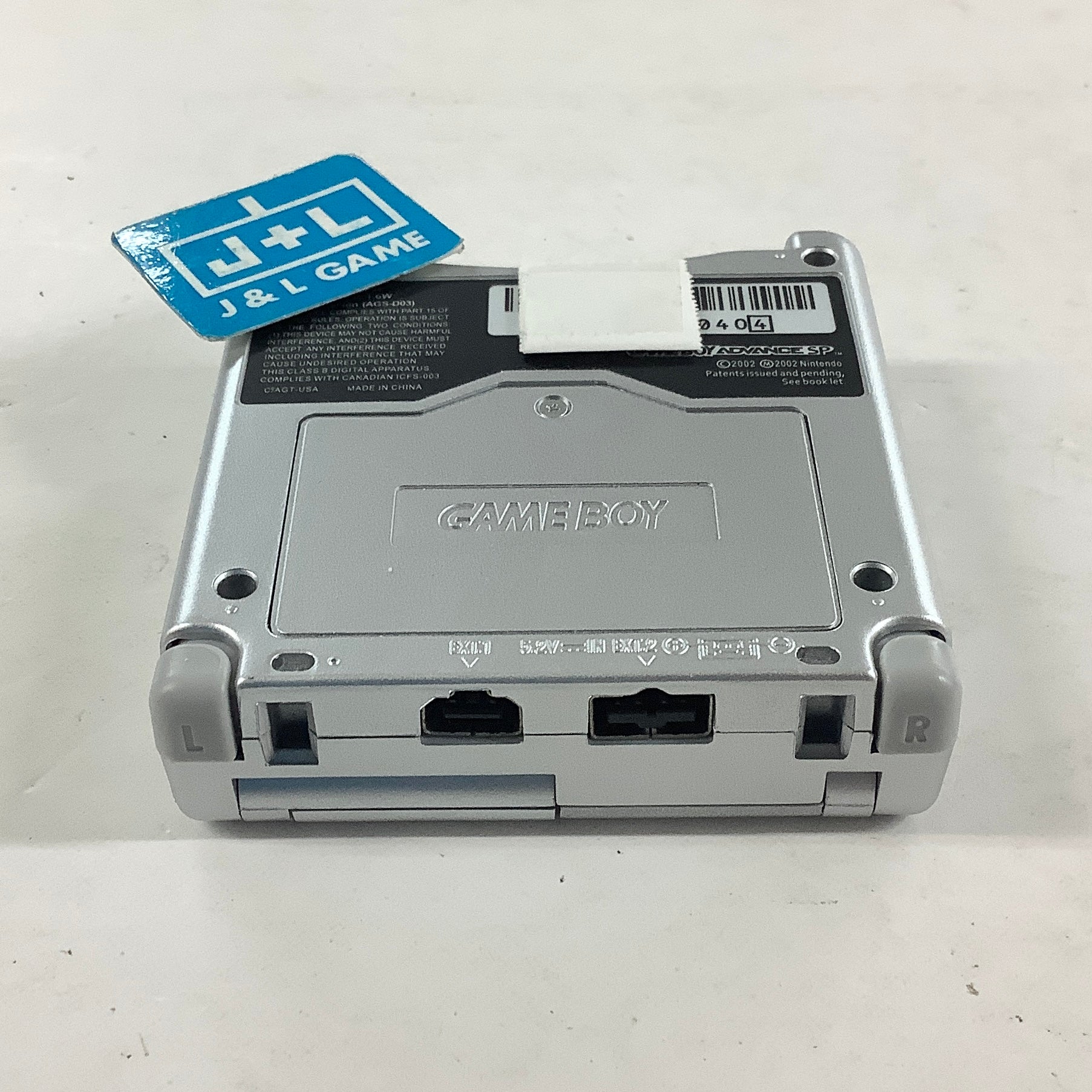 Nintendo Game Boy Advance SP Console AGS-001 (Silver) - (GBA) Game Boy Advance SP [Pre-Owned] Consoles Nintendo