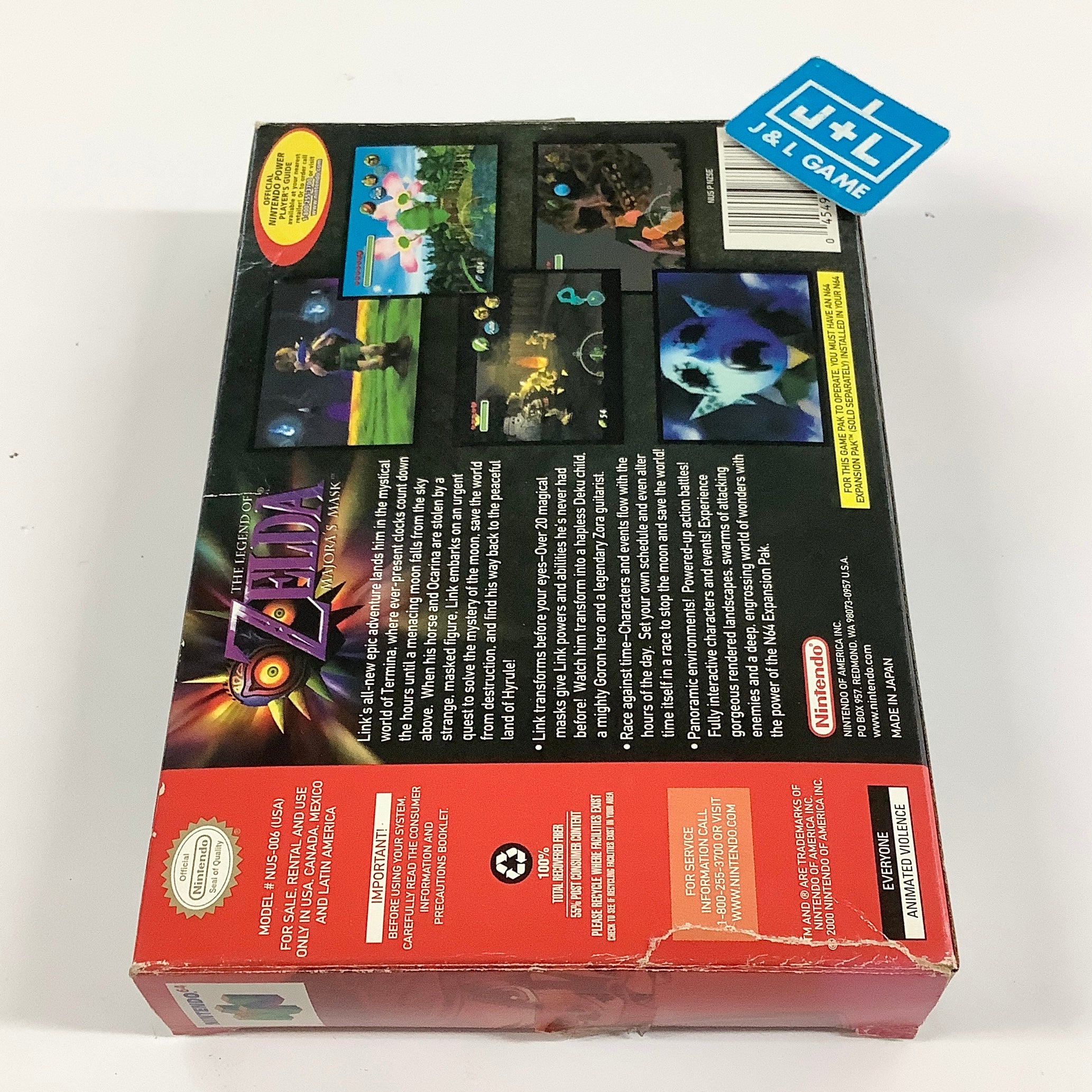 The Legend of Zelda: Majora's Mask Collector's Edition (Hologram 3D Label) - (N64) Nintendo 64 [Pre-Owned] Video Games Nintendo