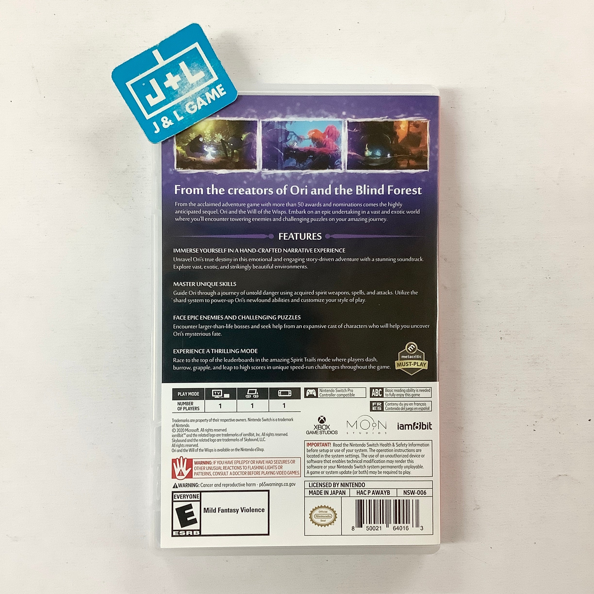 Ori and the Will of The Wisps - (NSW) Nintendo Switch [UNBOXING