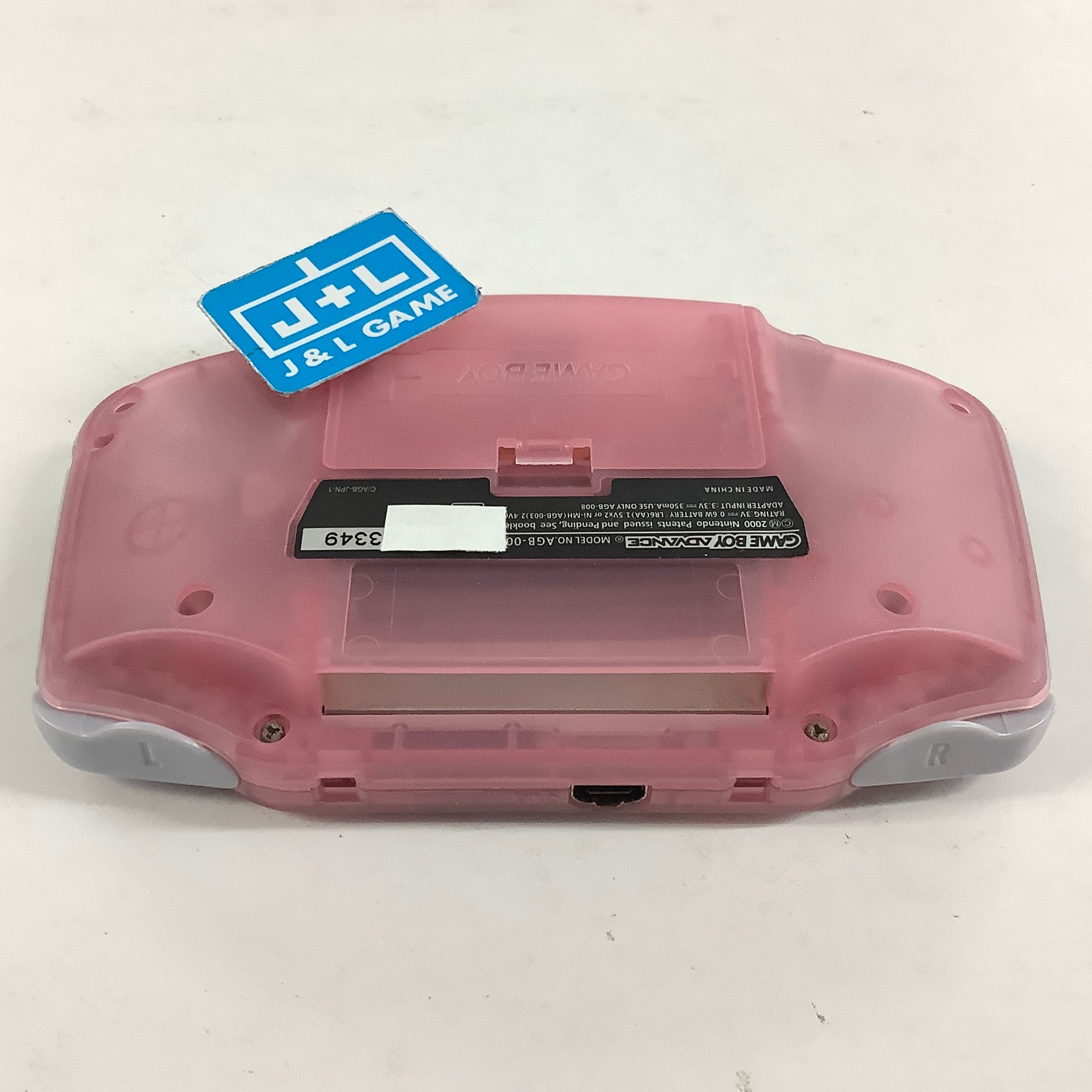Nintendo Game Boy Advance Console (Clear Pink Custom with Backlight) - (GBA) Game Boy Advance [Pre-Owned] Consoles Nintendo