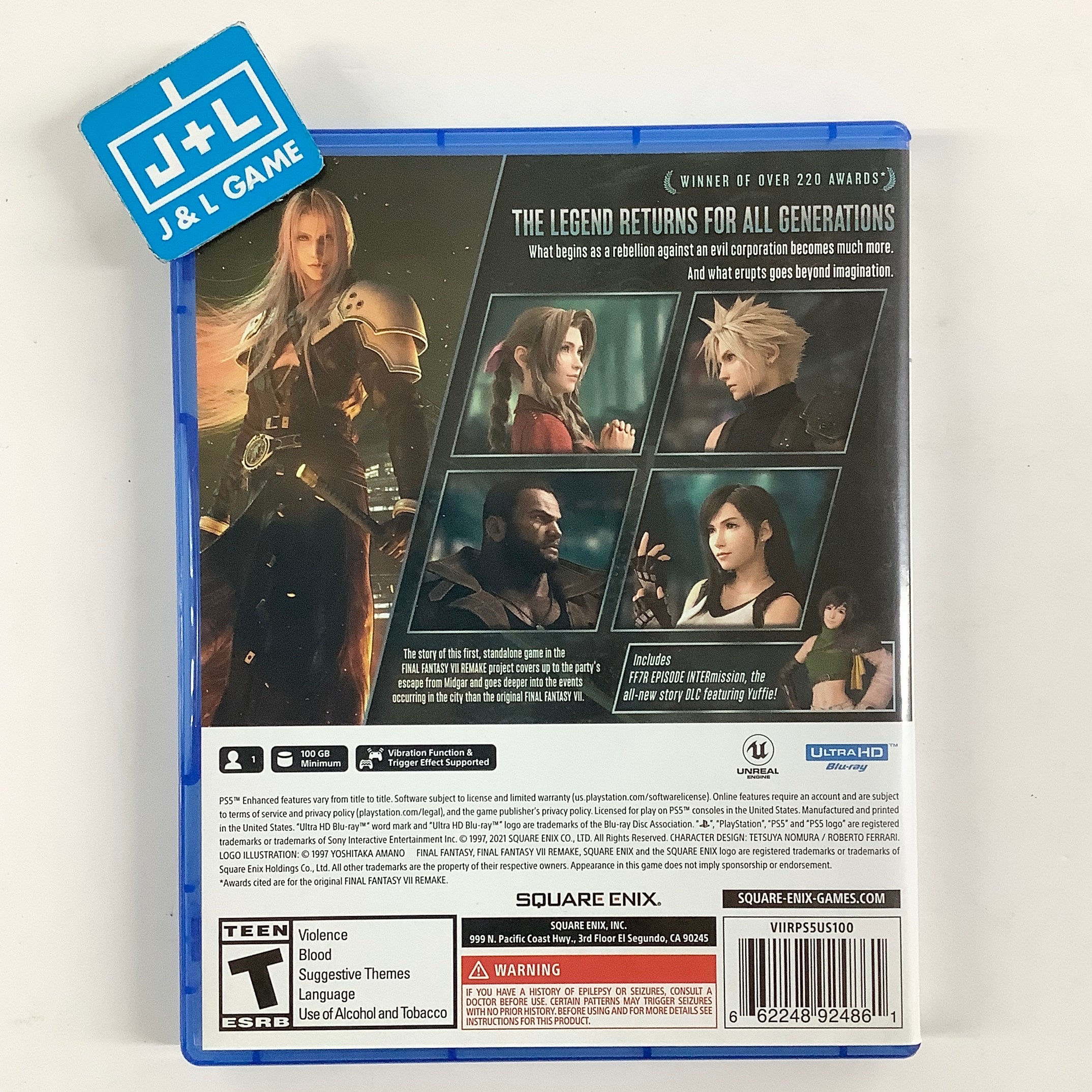 Final Fantasy VII Remake Intergrade - (PS5) PlayStation 5 [Pre-Owned] Video Games Square Enix