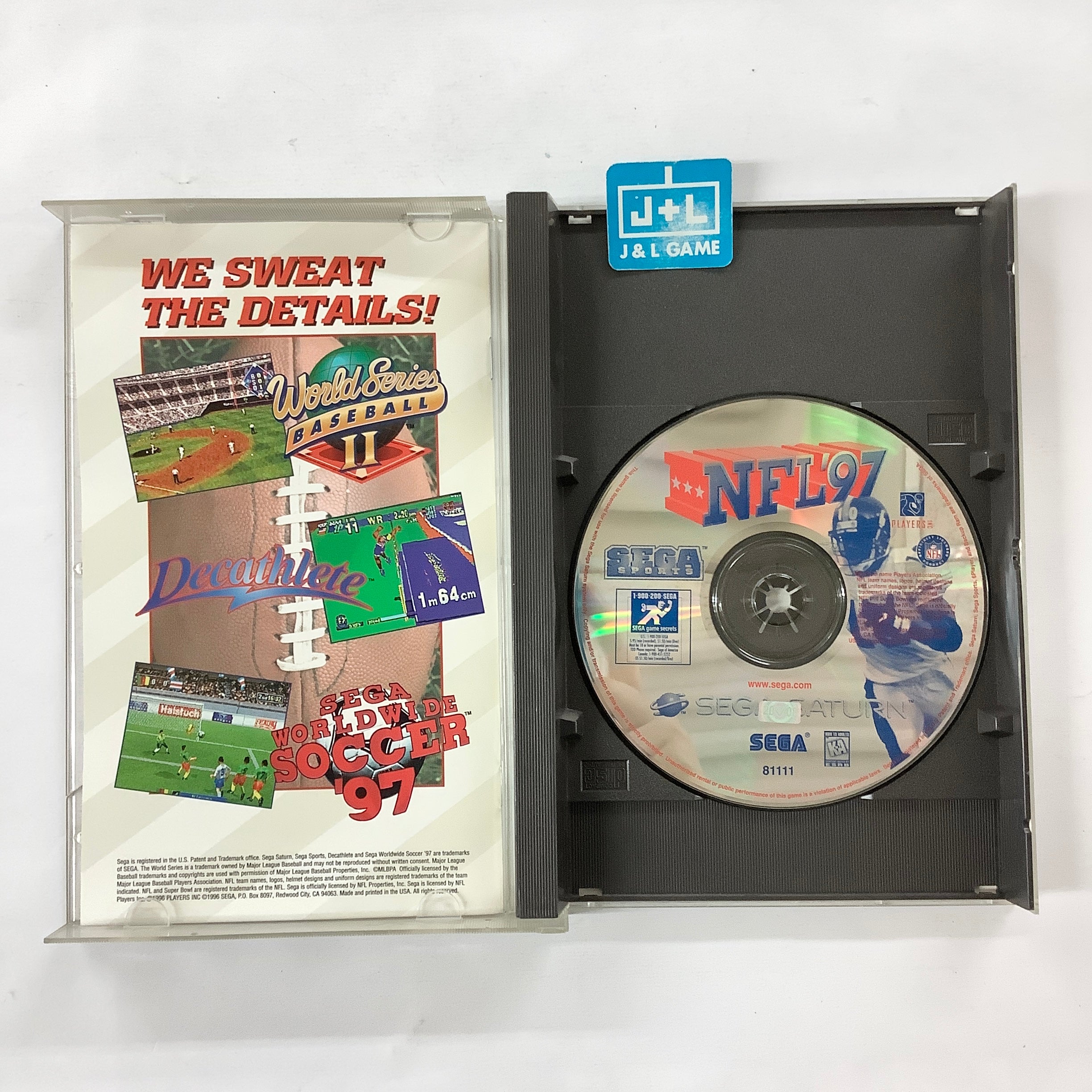 NFL '97 - (SS) SEGA Saturn [Pre-Owned] Video Games Sega   