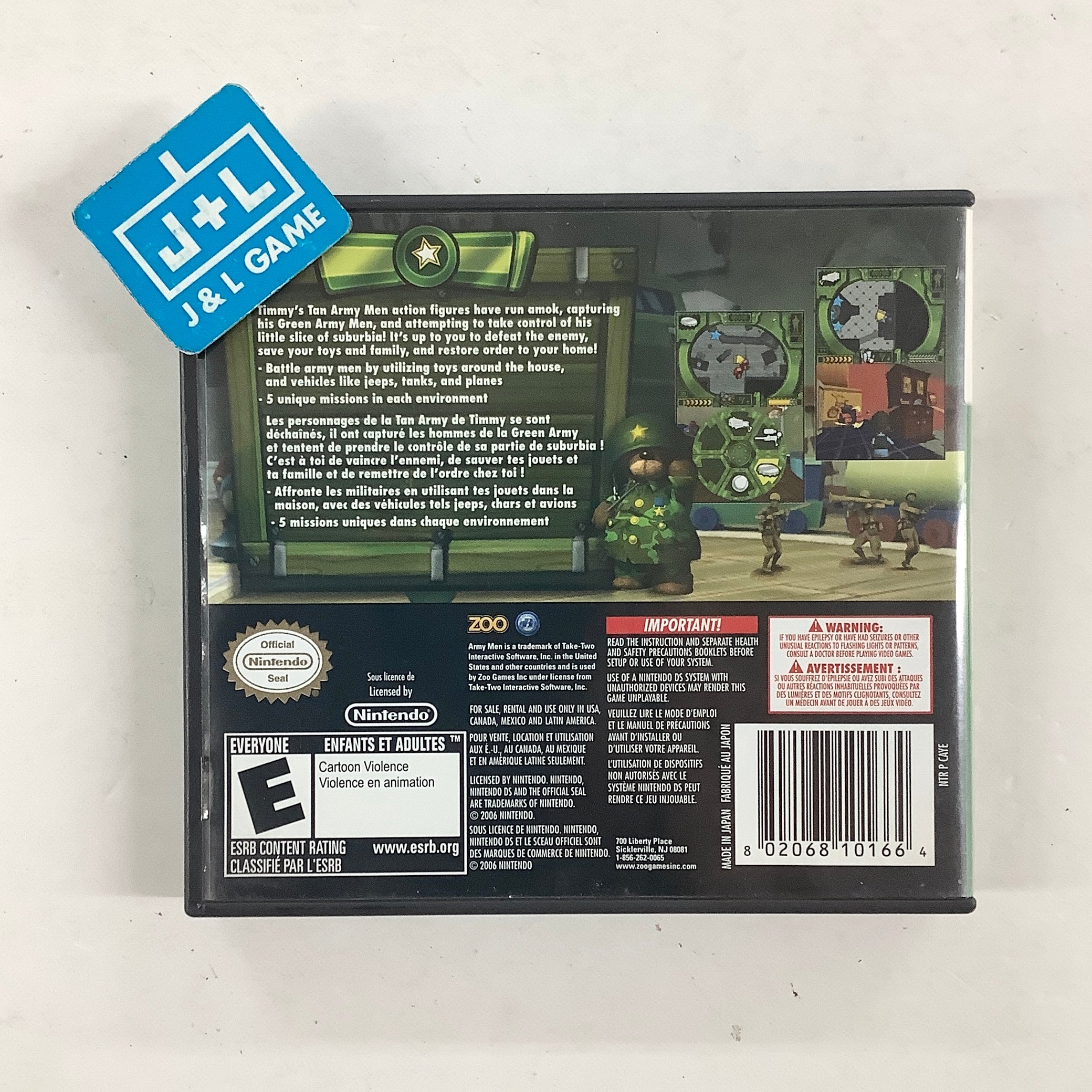 Army Men: Soldiers of Misfortune - (NDS) Nintendo DS [Pre-Owned] Video Games DSI Games