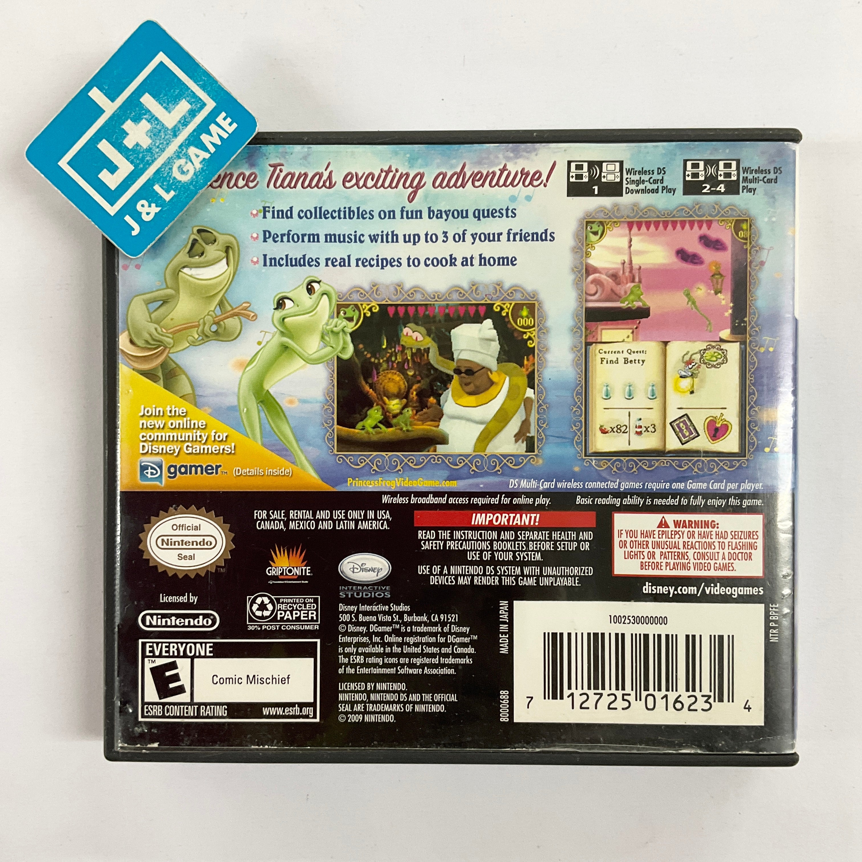 The Princess and the Frog - (NDS) Nintendo DS [Pre-Owned] Video Games Disney Interactive Studios   