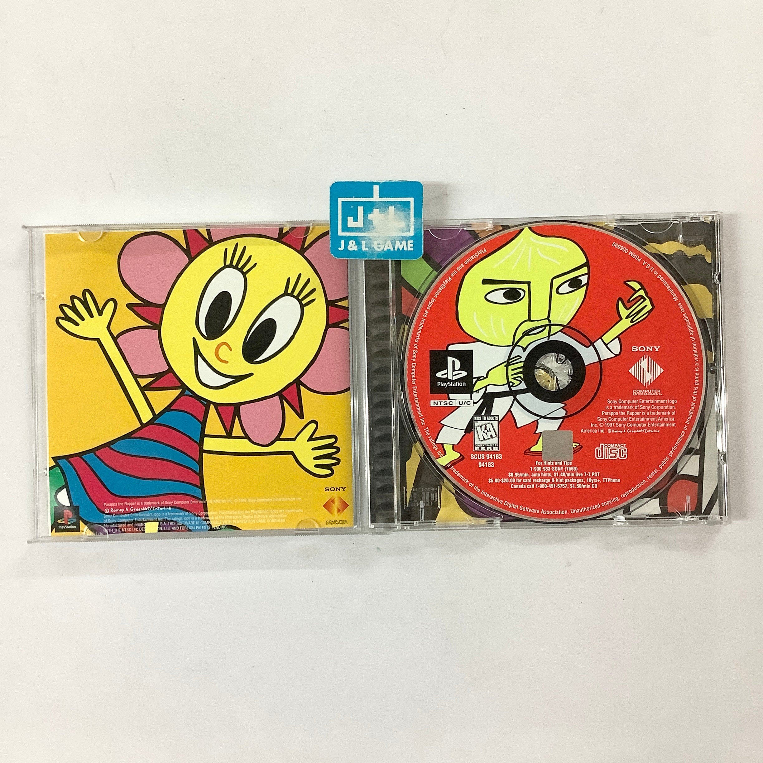 PaRappa the Rapper - (PS1) PlayStation 1 [Pre-Owned] Video Games SCEA   