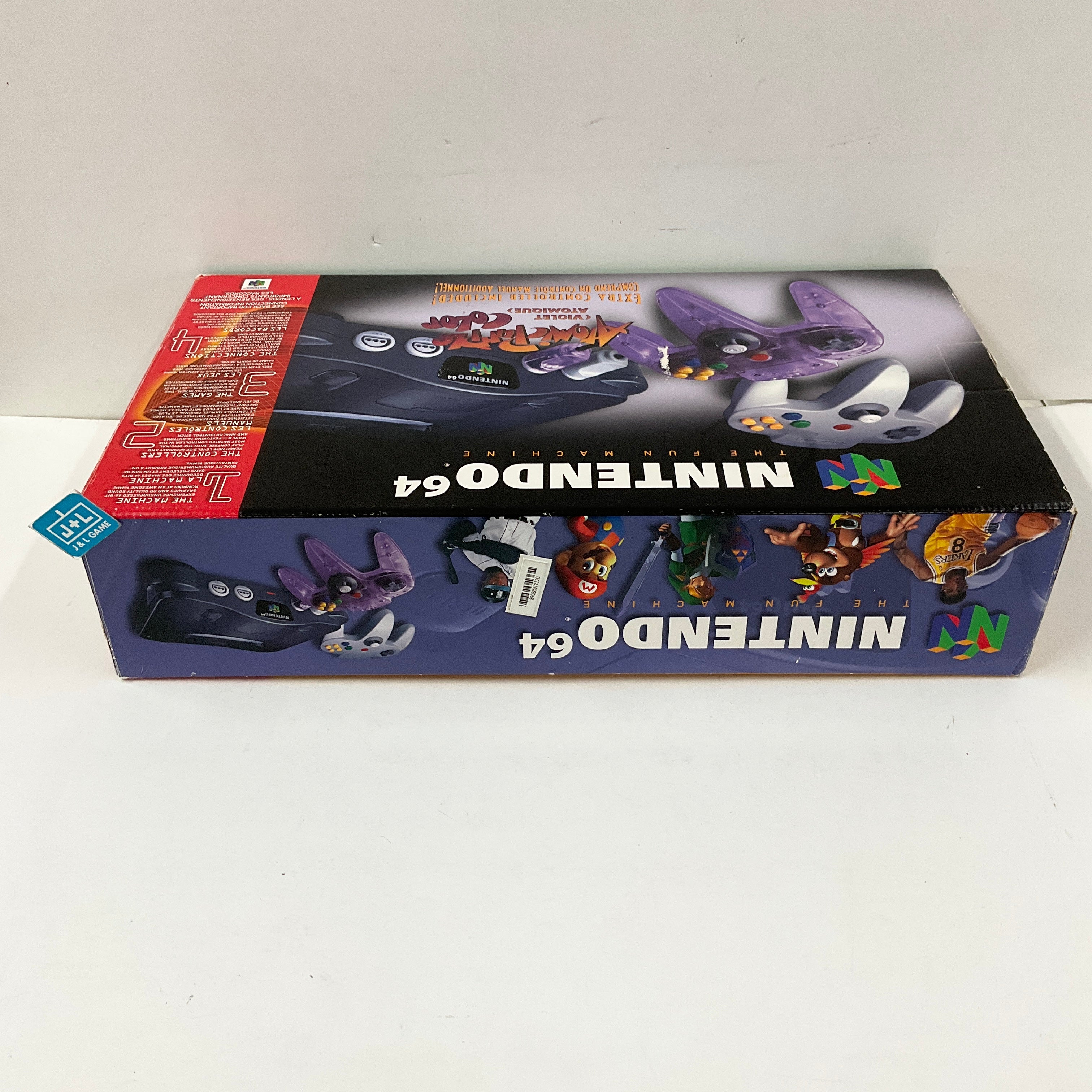 Nintendo 64 Hardware Console (Black w/ Atomic Purple Controller) - (N64) Nintendo 64 [Pre-Owned] Consoles Nintendo