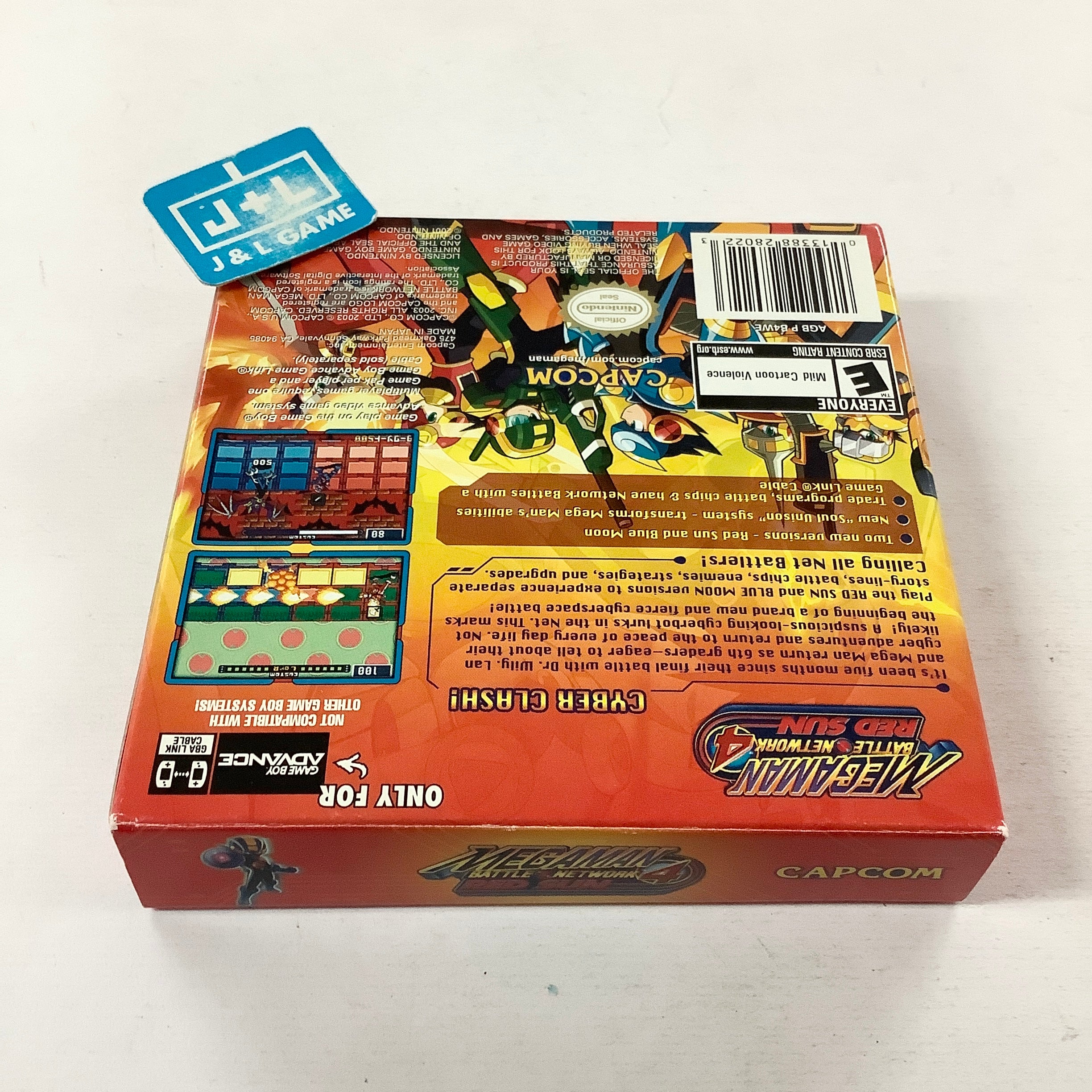 Mega Man Battle Network 4: Red Sun - (GBA) Game Boy Advance [Pre-Owned] Video Games Capcom   