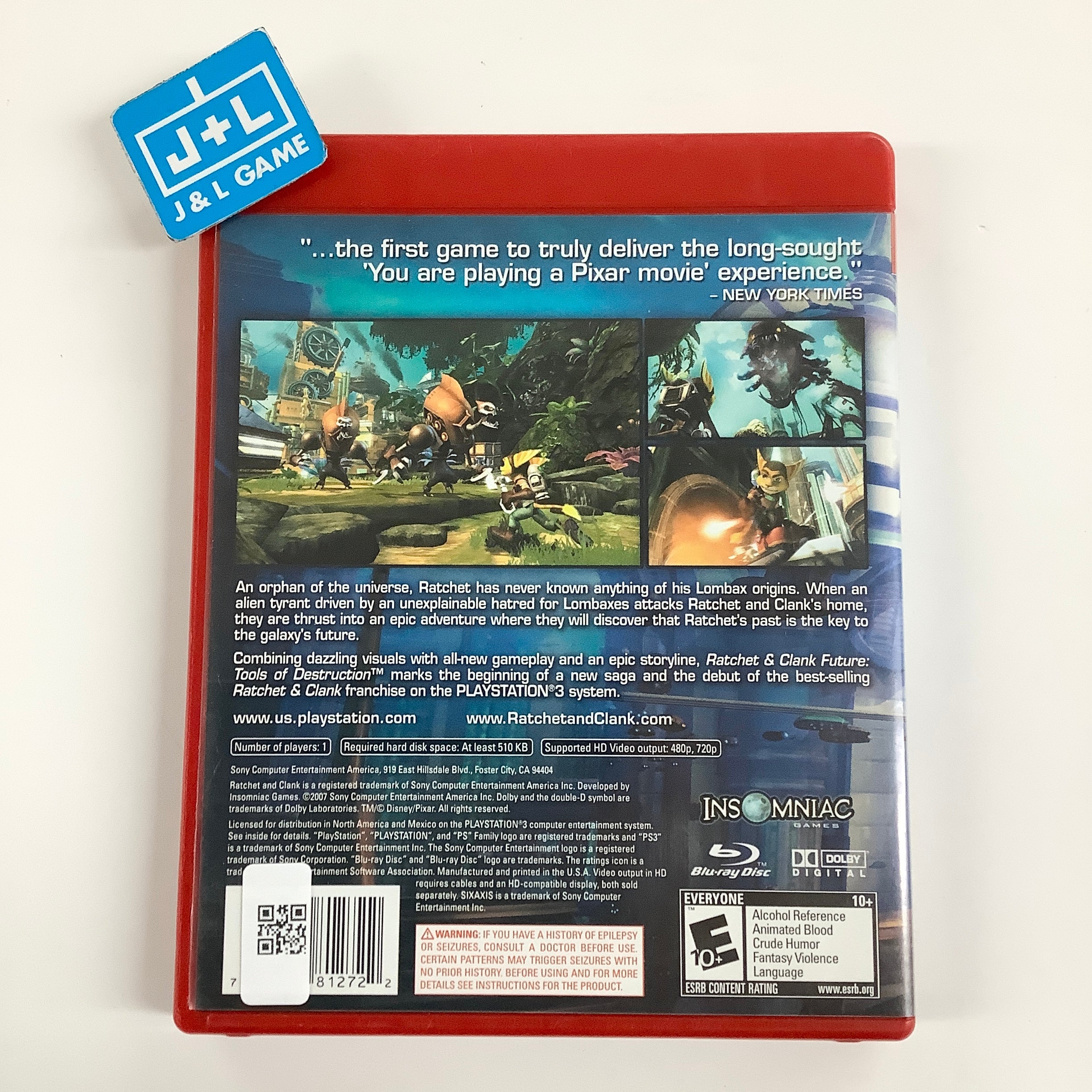 Ratchet & Clank Future: Tools of Destruction (Greatest Hits) - PlayStation 3 [Pre-Owned] Video Games SCEA