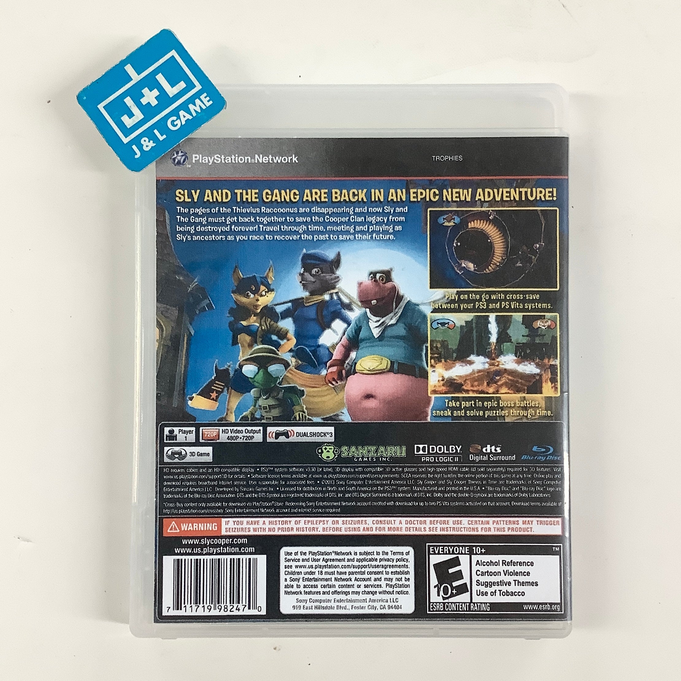 Sly Cooper: Thieves in Time - (PS3) Playstation 3 [Pre-Owned] Video Games SCEA