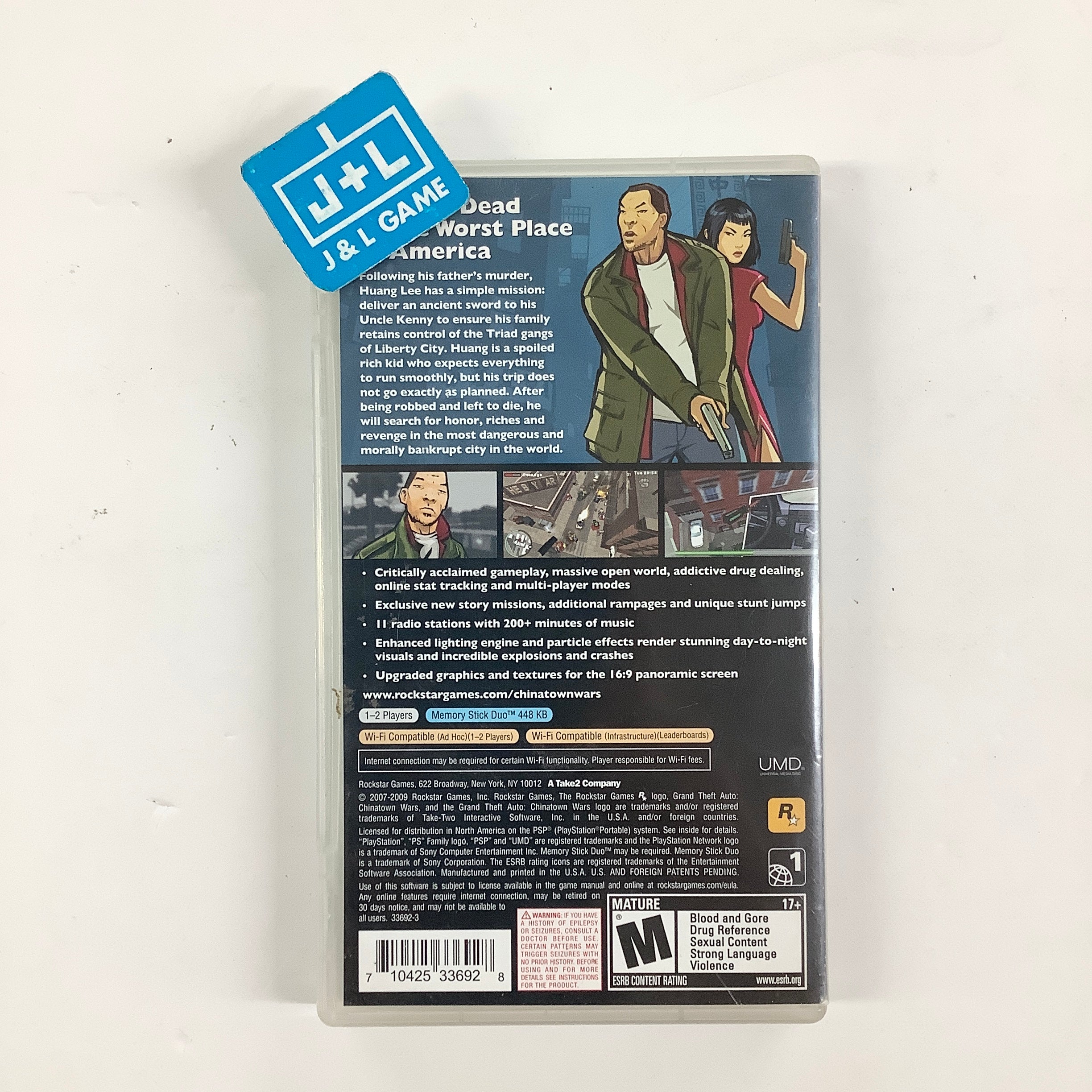 Grand Theft Auto: Chinatown Wars - SONY PSP [Pre-Owned] Video Games Rockstar Games