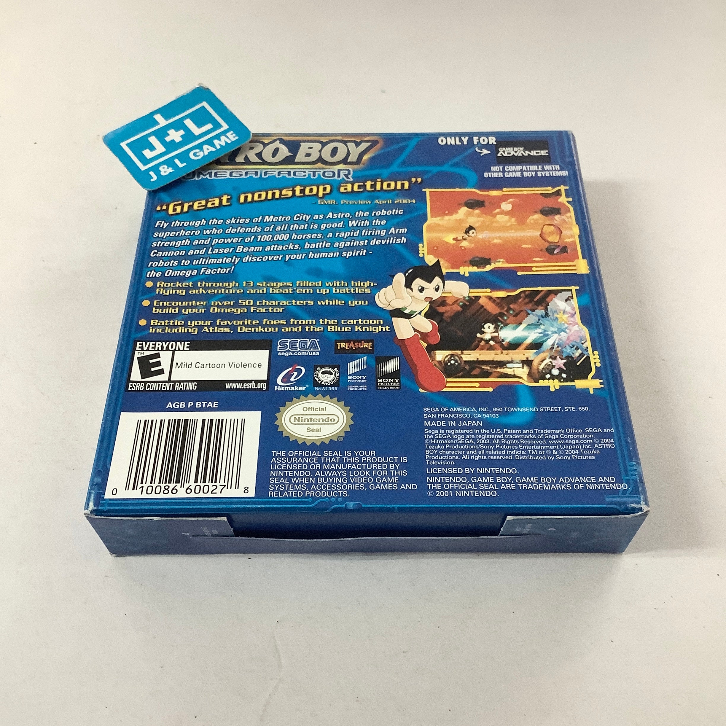 Astro Boy: Omega Factor - (GBA) Game Boy Advance [Pre-Owned] | J&L