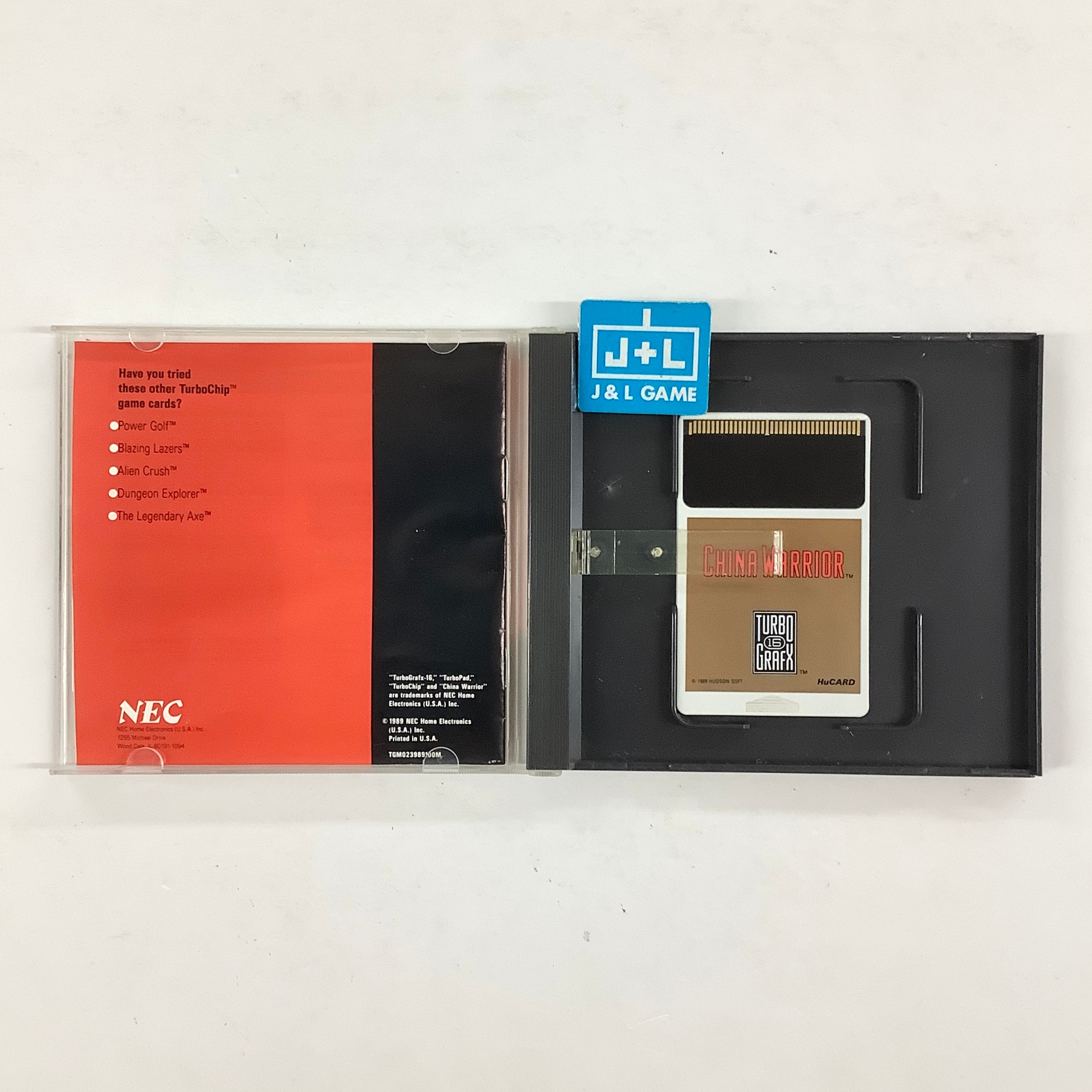 China Warrior - (TG16) TurboGrafx-16 [Pre-Owned] Video Games Hudson