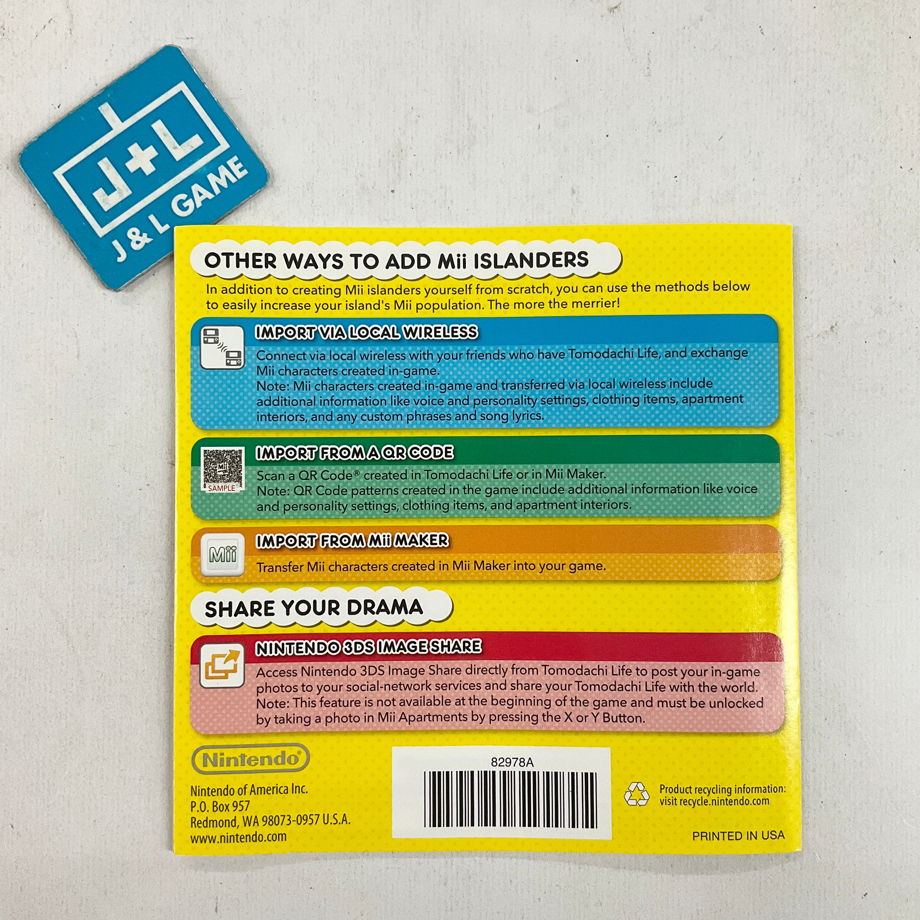 Tomodachi Life - Nintendo 3DS [Pre-Owned] Video Games Nintendo
