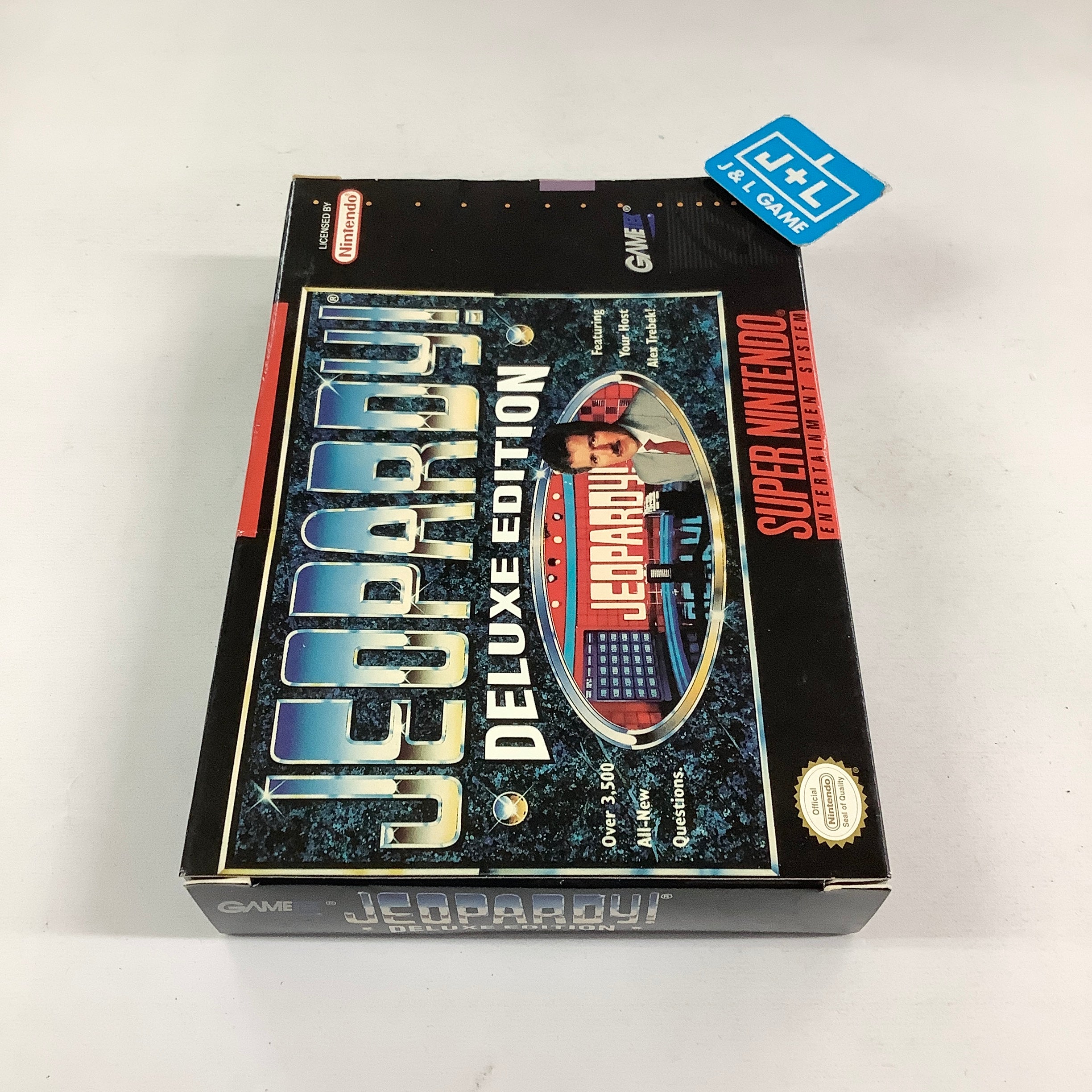Jeopardy! Deluxe Edition - (SNES) Super Nintendo [Pre-Owned] Video Games GameTek
