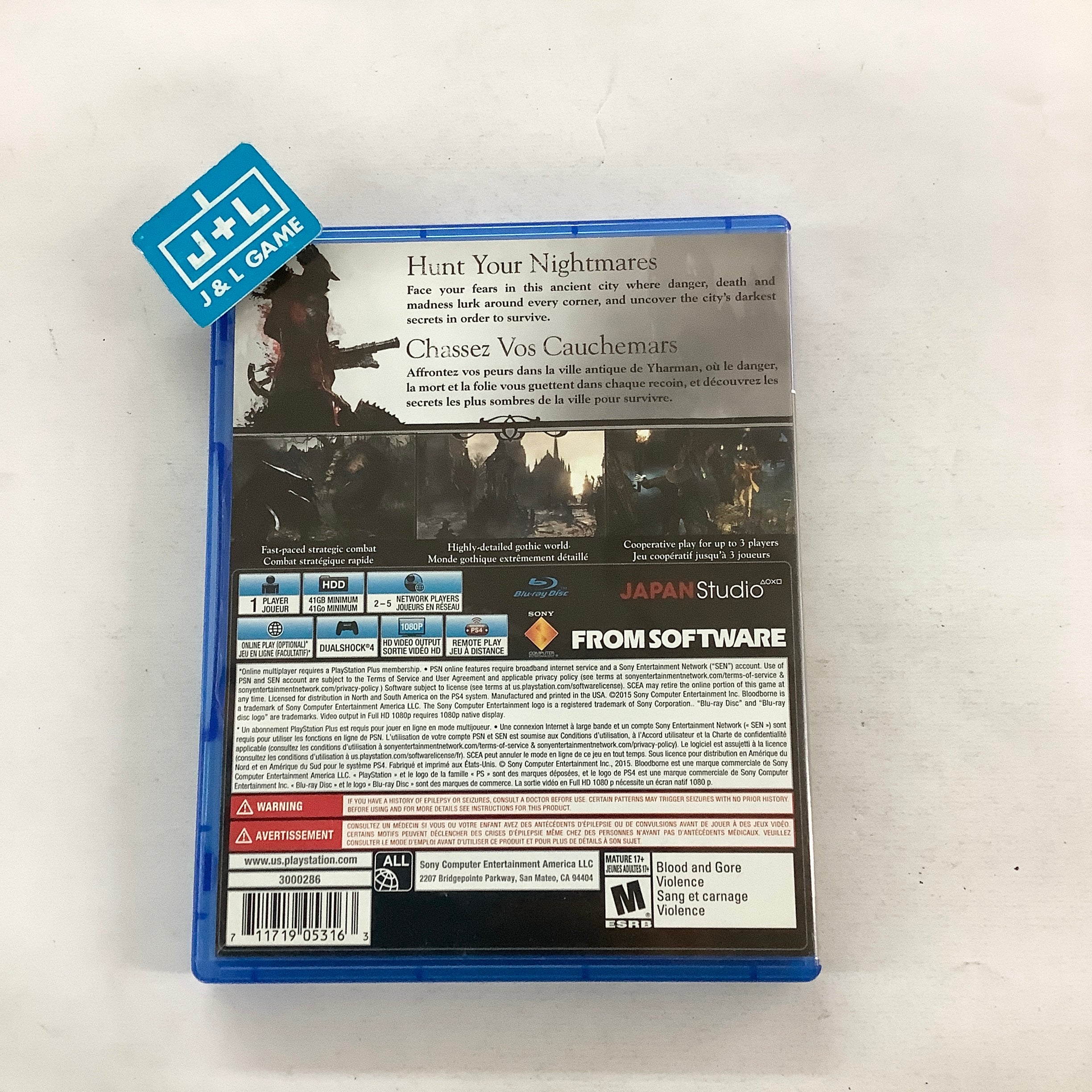 Bloodborne - (PS4) PlayStation 4 [Pre-Owned] Video Games SONY