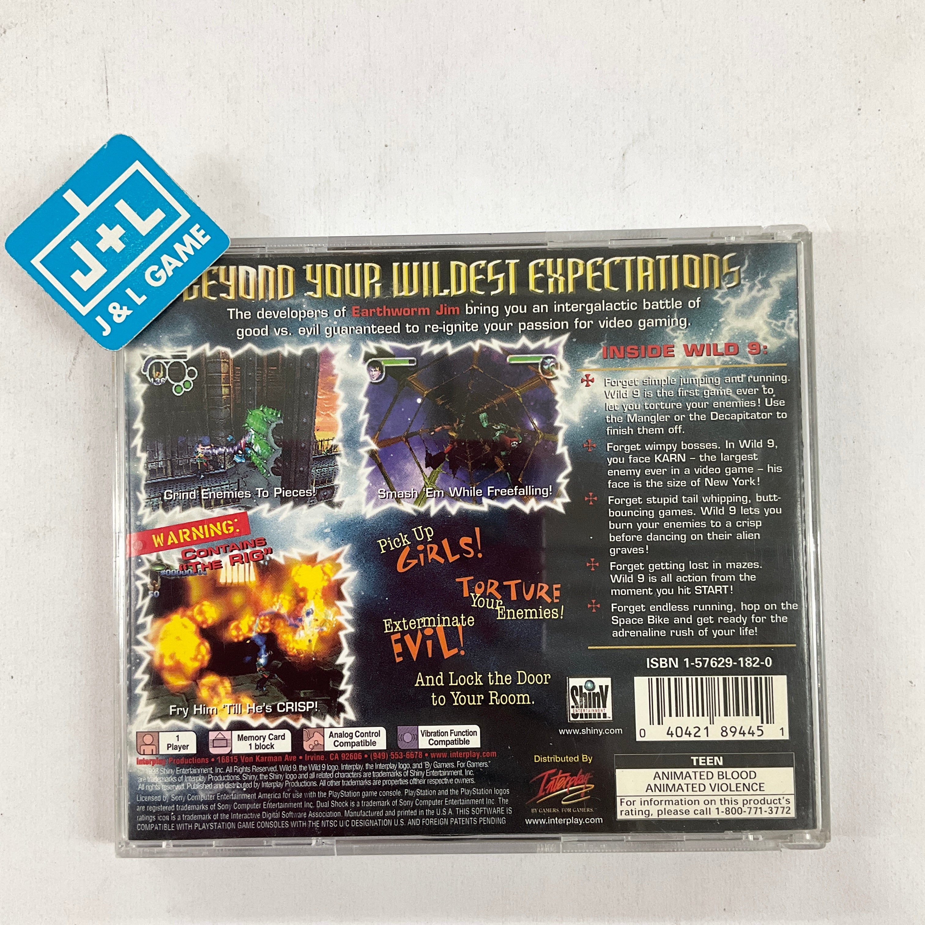 Wild 9 - (PS1) PlayStation 1 [Pre-Owned] Video Games Interplay