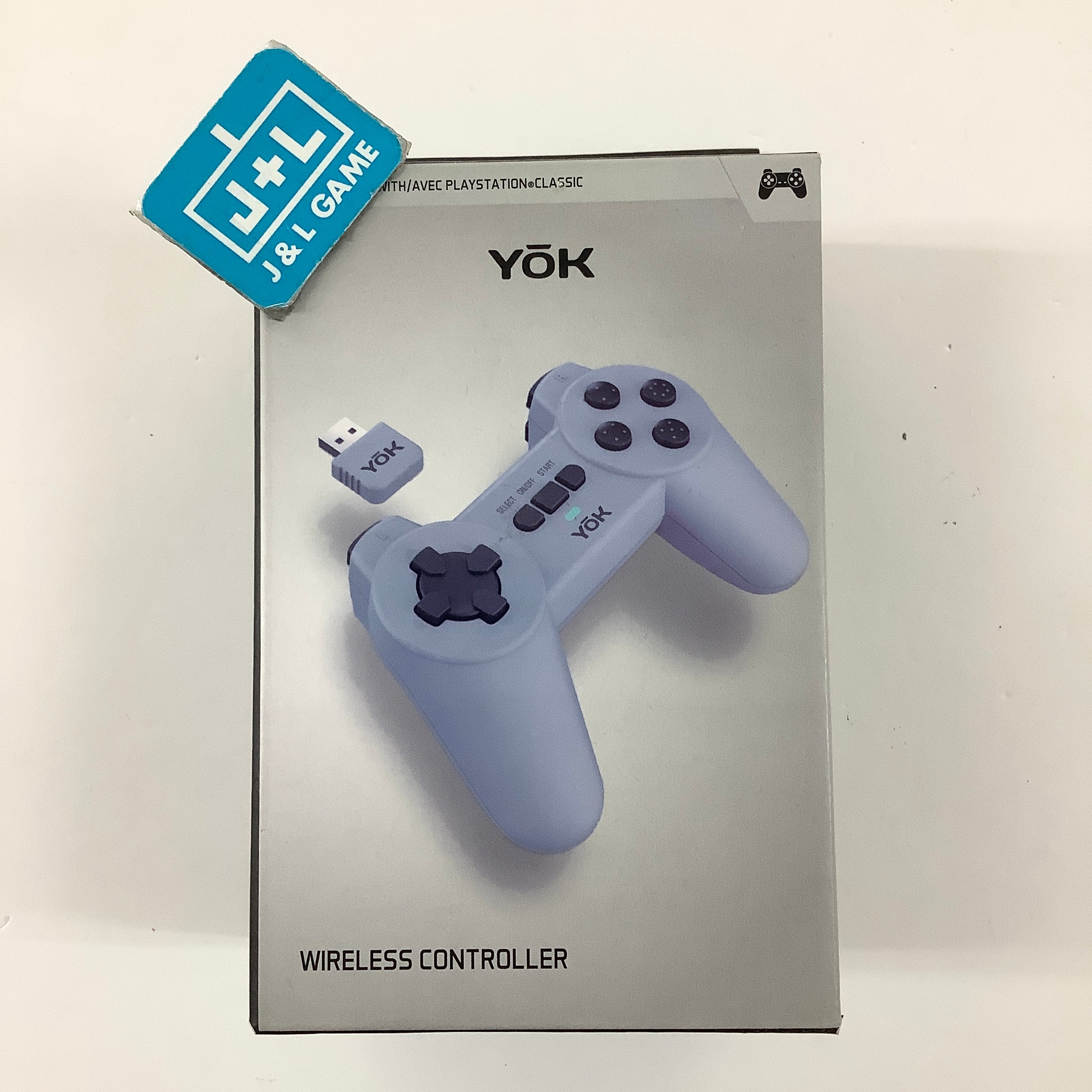 YOK PlayStation Classic Mini Wireless Controller - (PS1) PlayStation 1 Accessories TOK