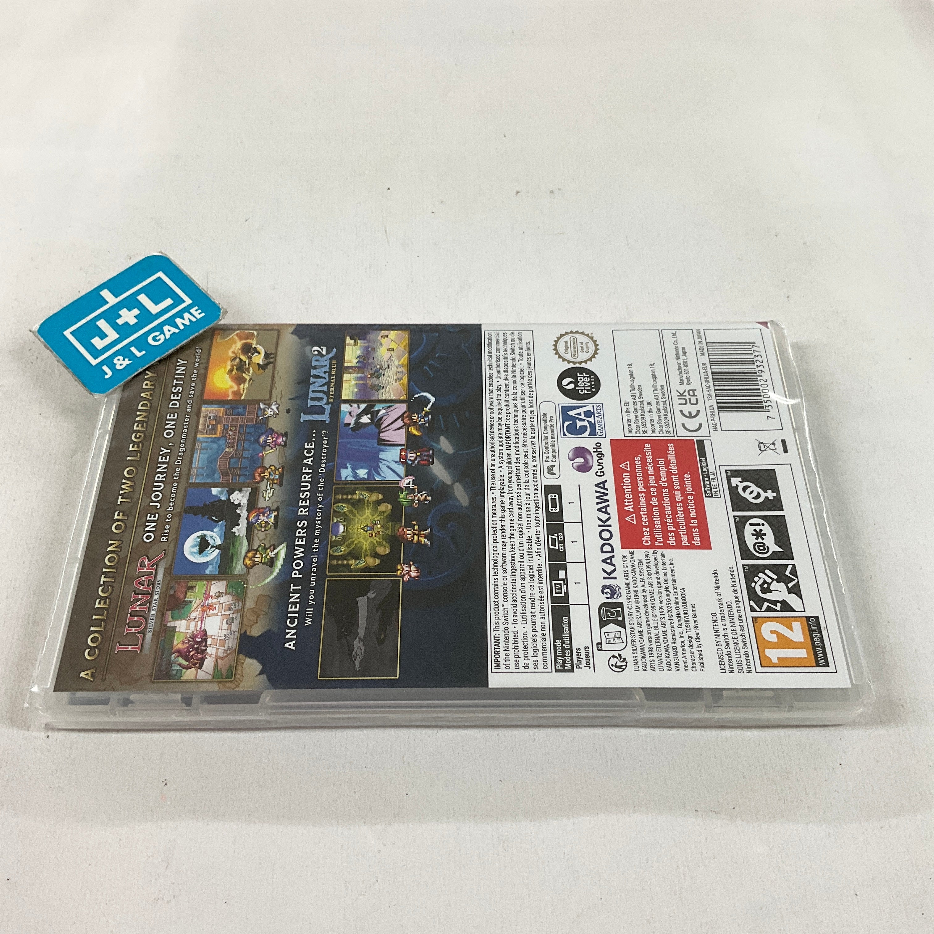 Lunar Remastered Collection - (NSW) Nintendo Switch (European Import) Video Games Clear River Games