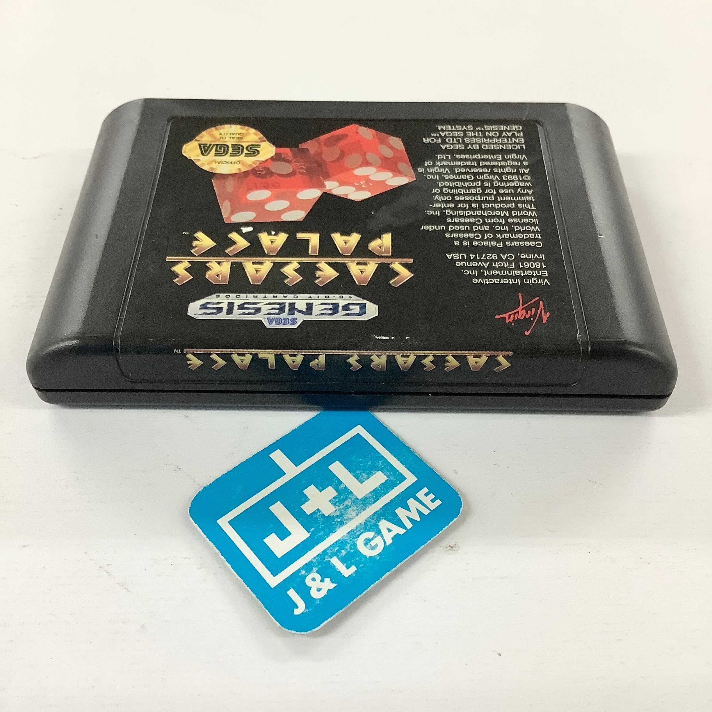 Caesars Palace - (SG) SEGA Genesis [Pre-Owned] Video Games Virgin Interactive   